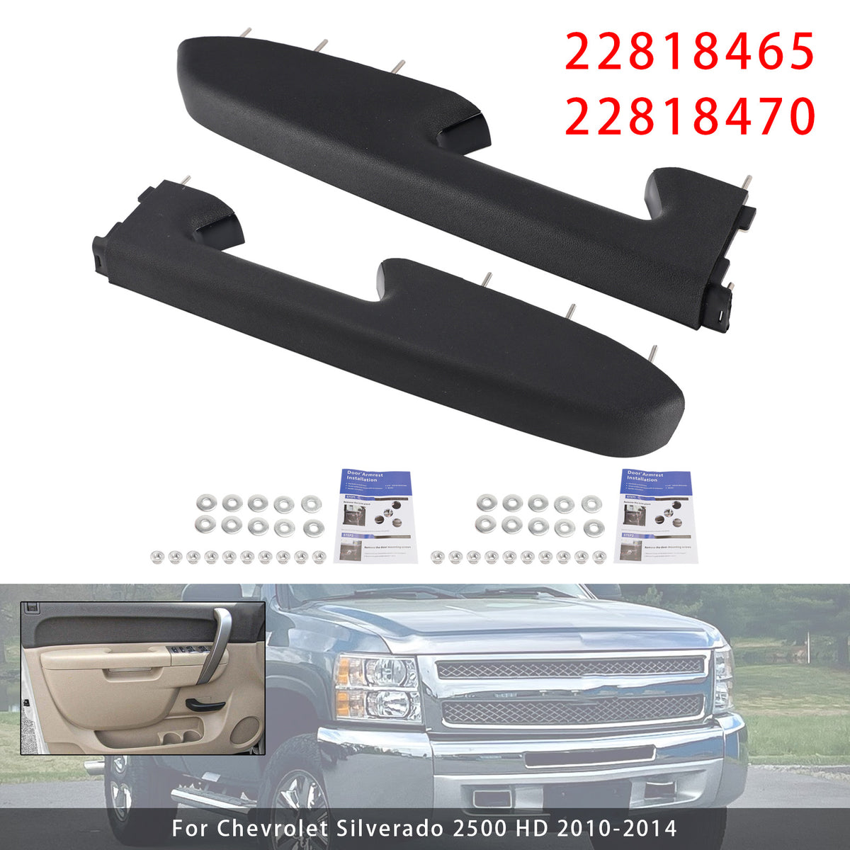 Reparatur der vorderen Armlehne für Chevrolet Silverado 3500 HD (2010–2014) – Teilenummer : 22818465
