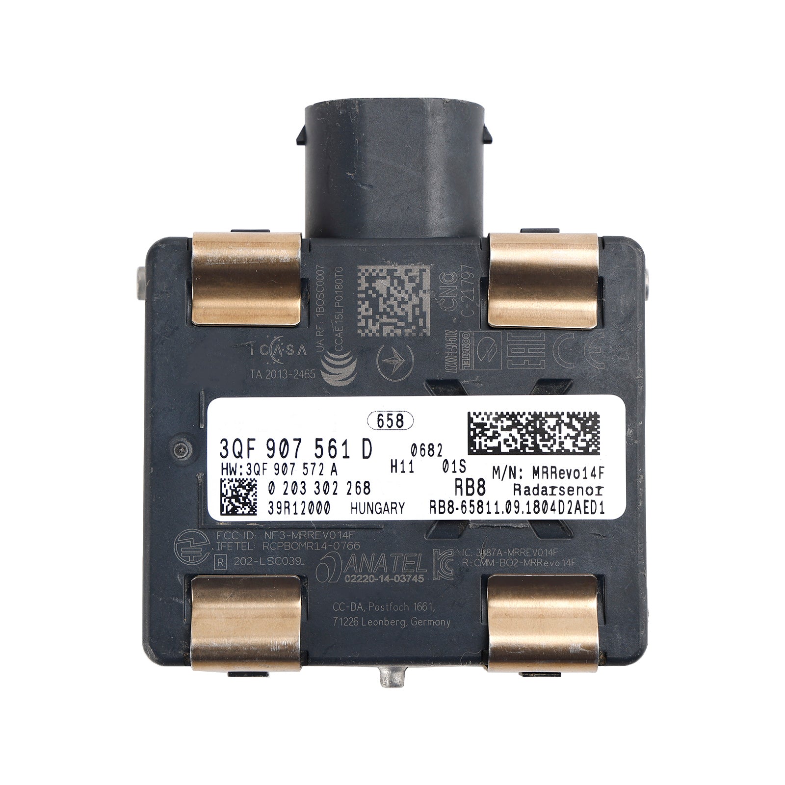 Sensor Radar Rabbing 3QF907561D - VW Golf Jetta Atlas 2018-2021