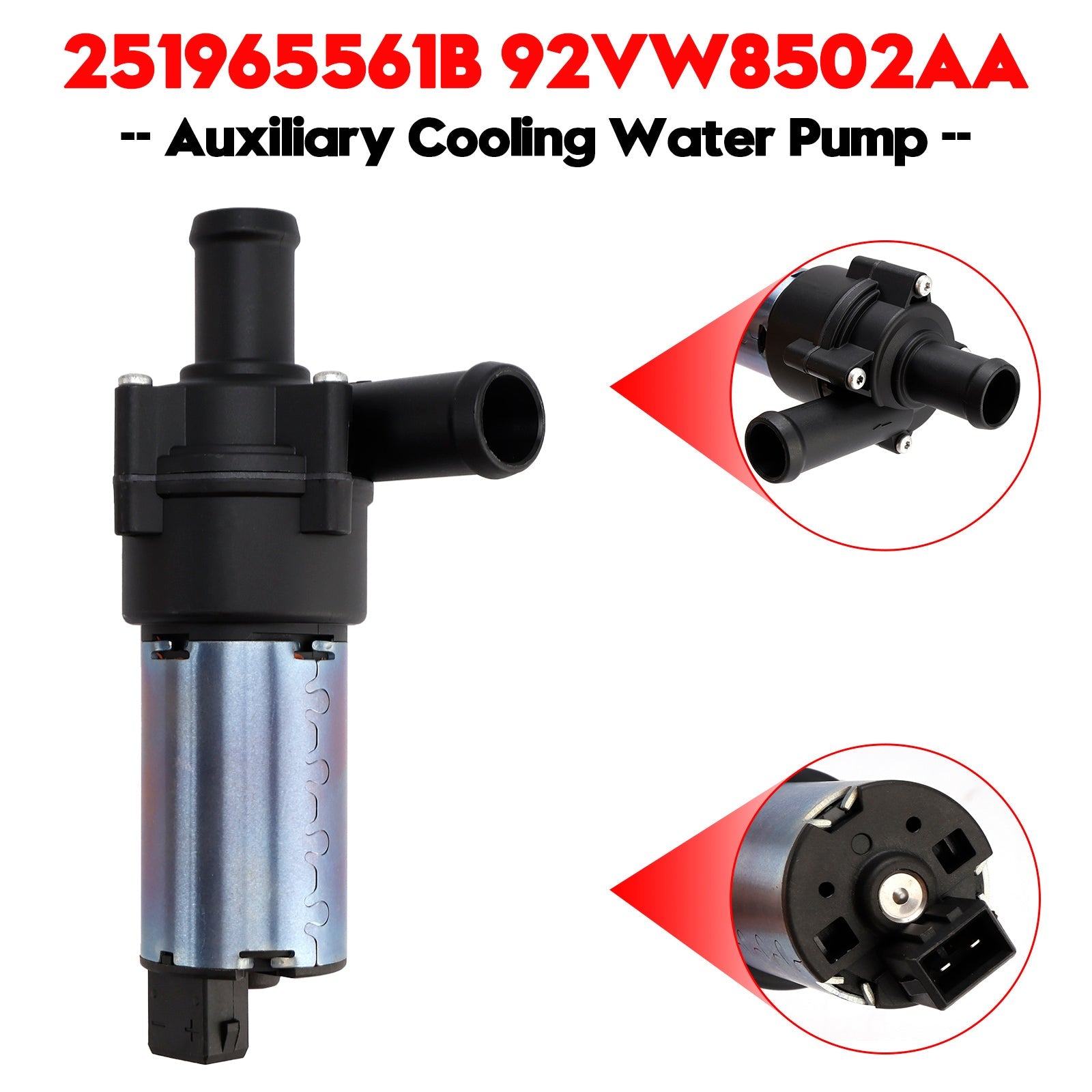 Bomba de agua auxiliar de refrigeración 251965561B para VW Beetle 1999-2005