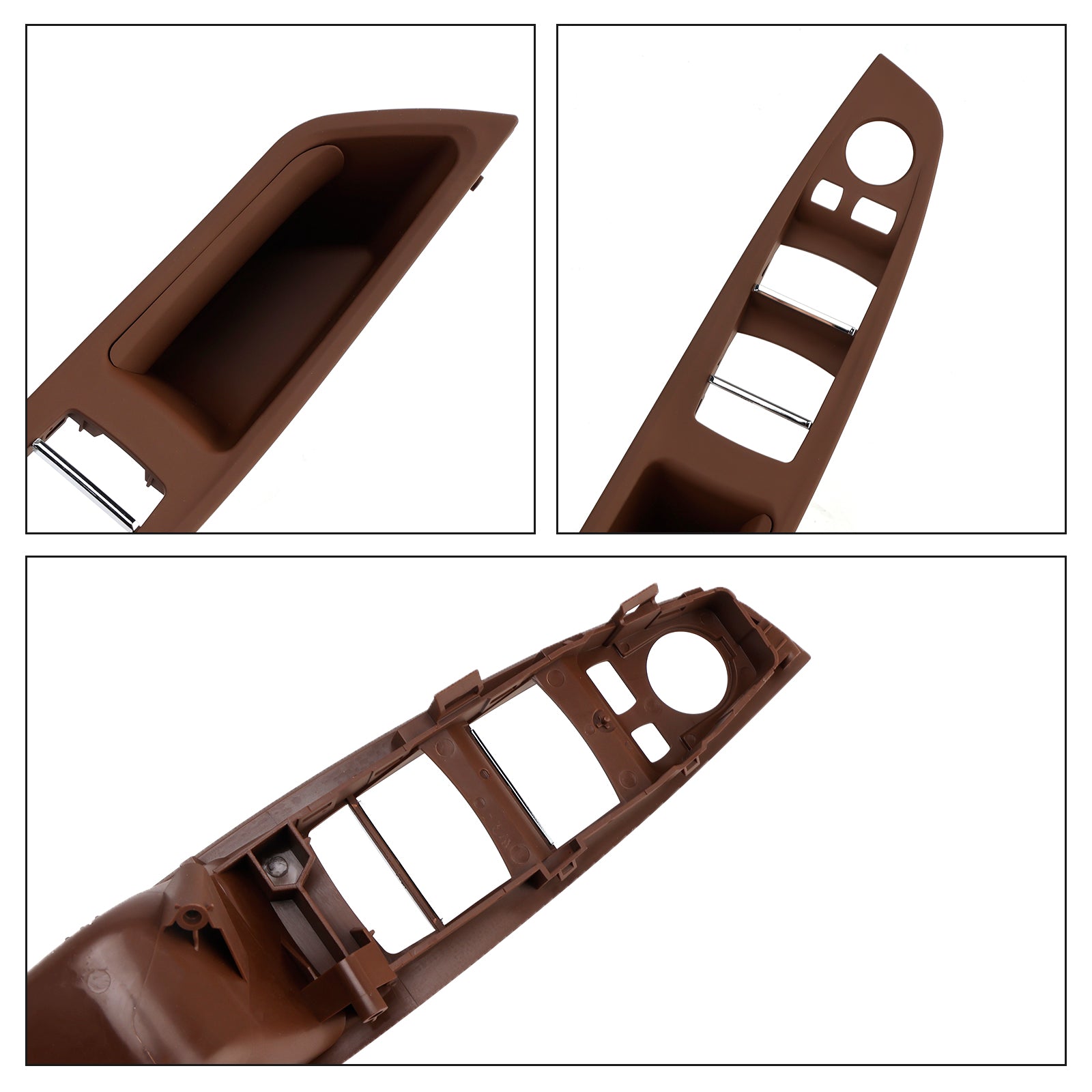 Set 7 rdečih in rjavih notranjih ročajev za BMW 5 F10 F11 10-16