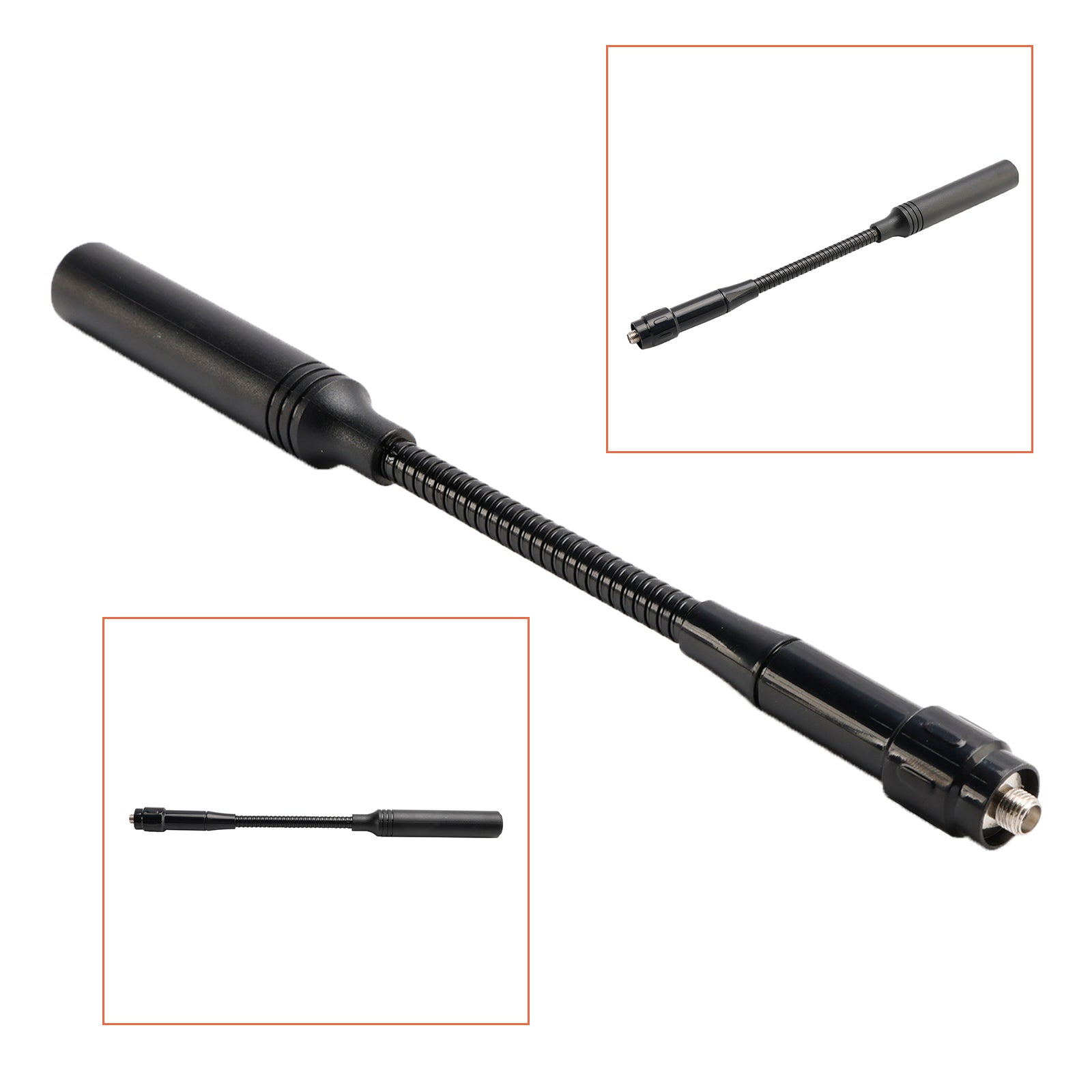 Antenne radio col de cygne 22 cm Gain CS Antenne tactique pour TK-360 UV-K5 UV5R UV9R