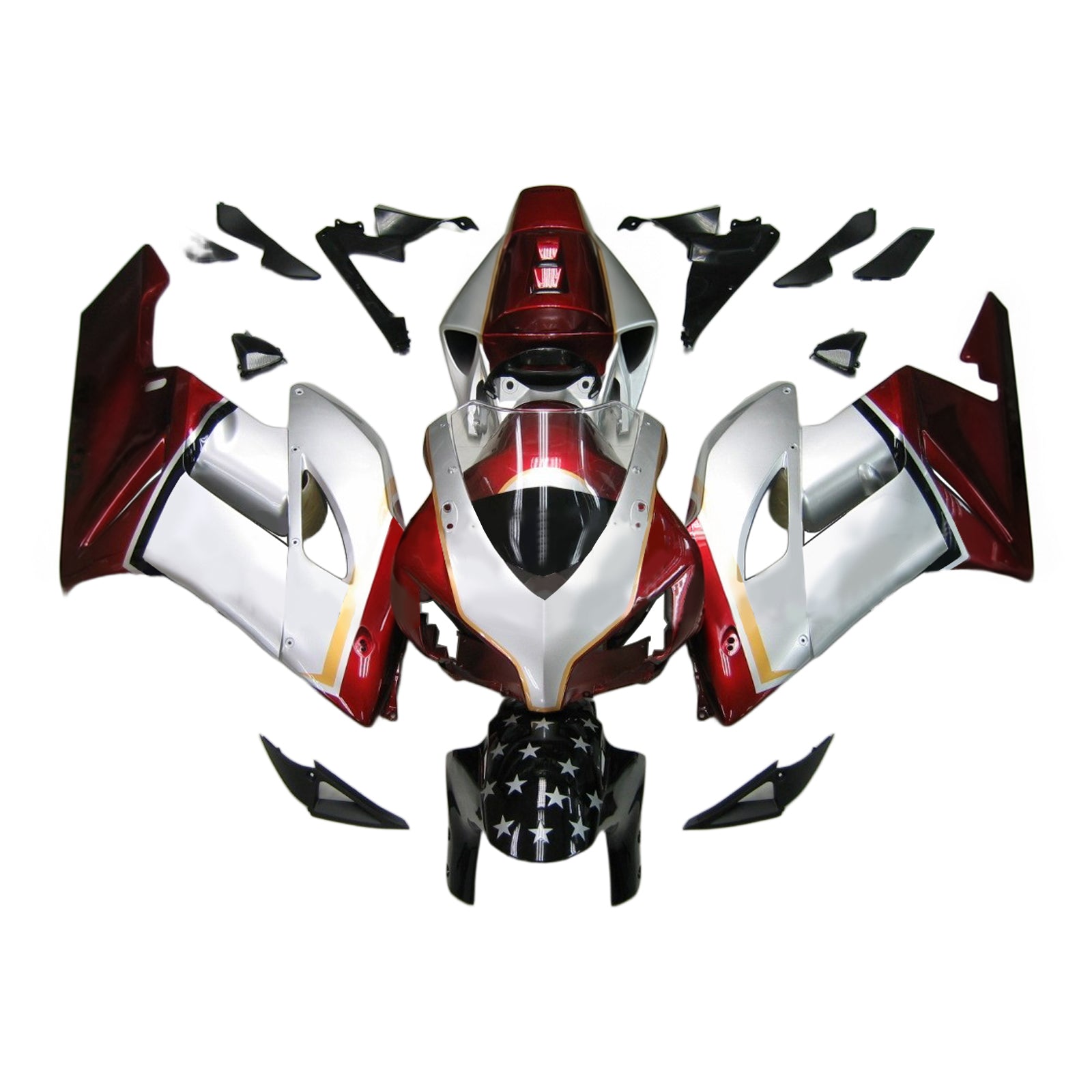 Kit de carénage par injection, carrosserie en plastique ABS pour Honda CBR1000RR 2004-2005