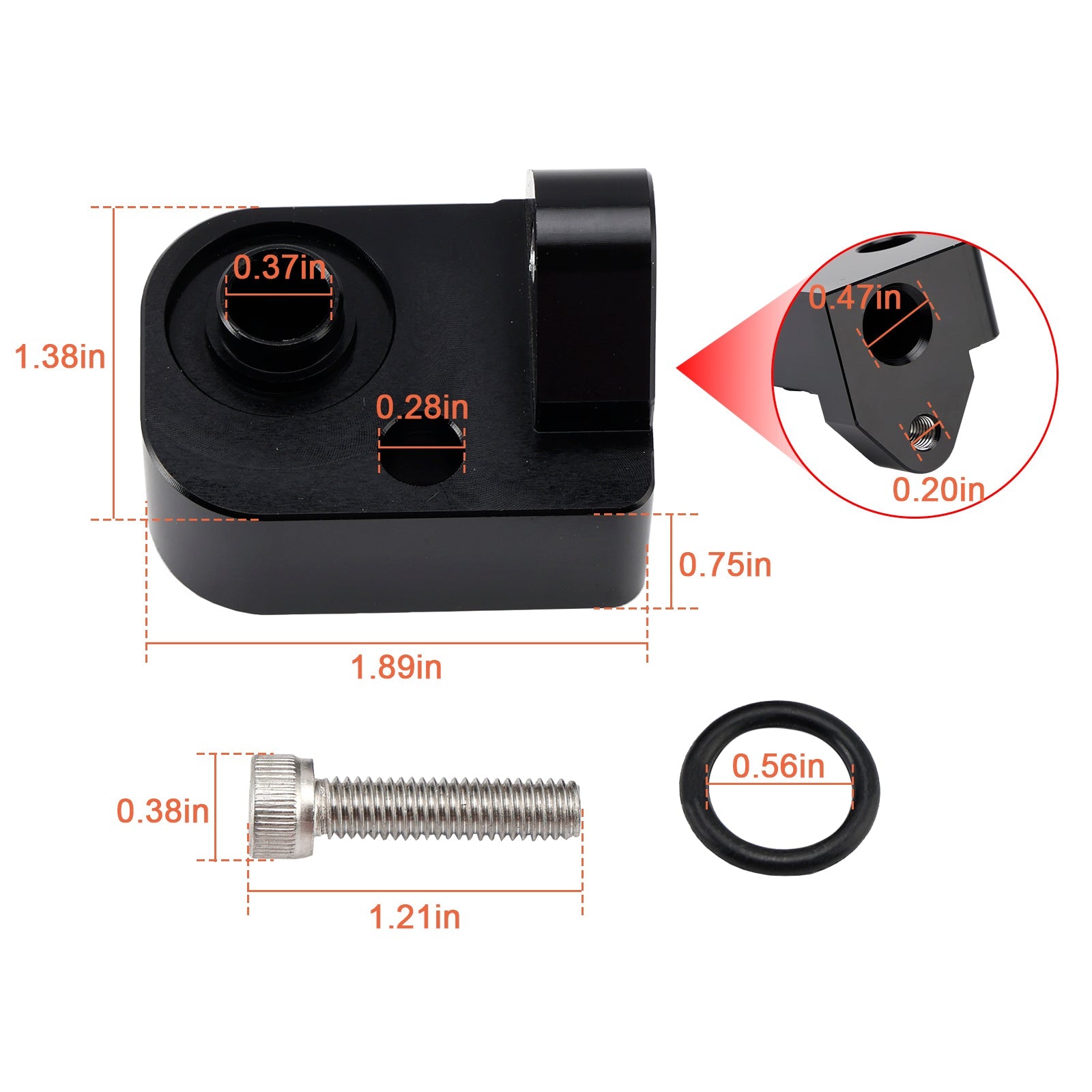 Komplet za distančnike za senzor za vnos zraka (Chevy GM 6.6 L Diesel 2017-2024)