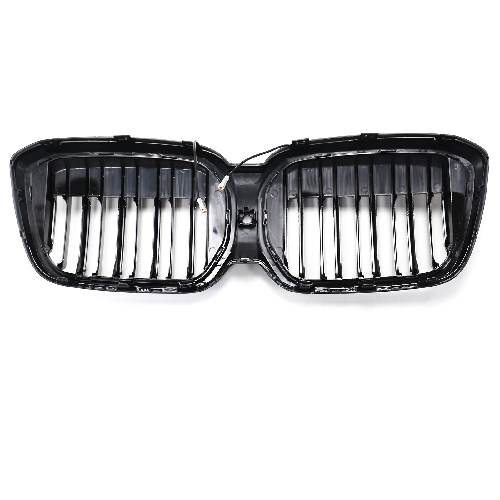 Grille de calandre avant noire à double lamelles pour BMW IX3 G08 LCI 2022-2024