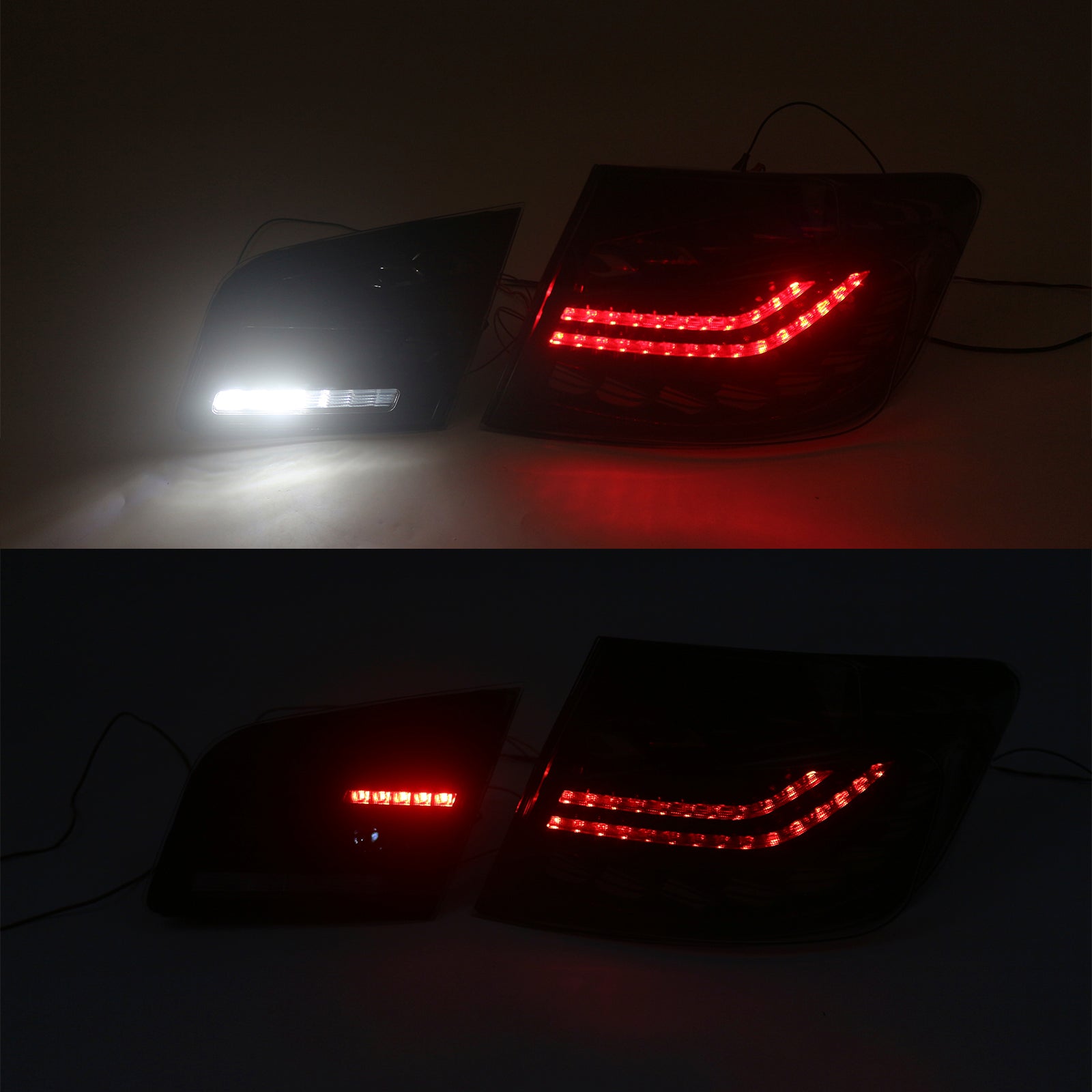 Luci posteriori a LED fumo per BMW Serie 5 di 6a generazione (2010-2016) (5F10, F18, M5, L&R)