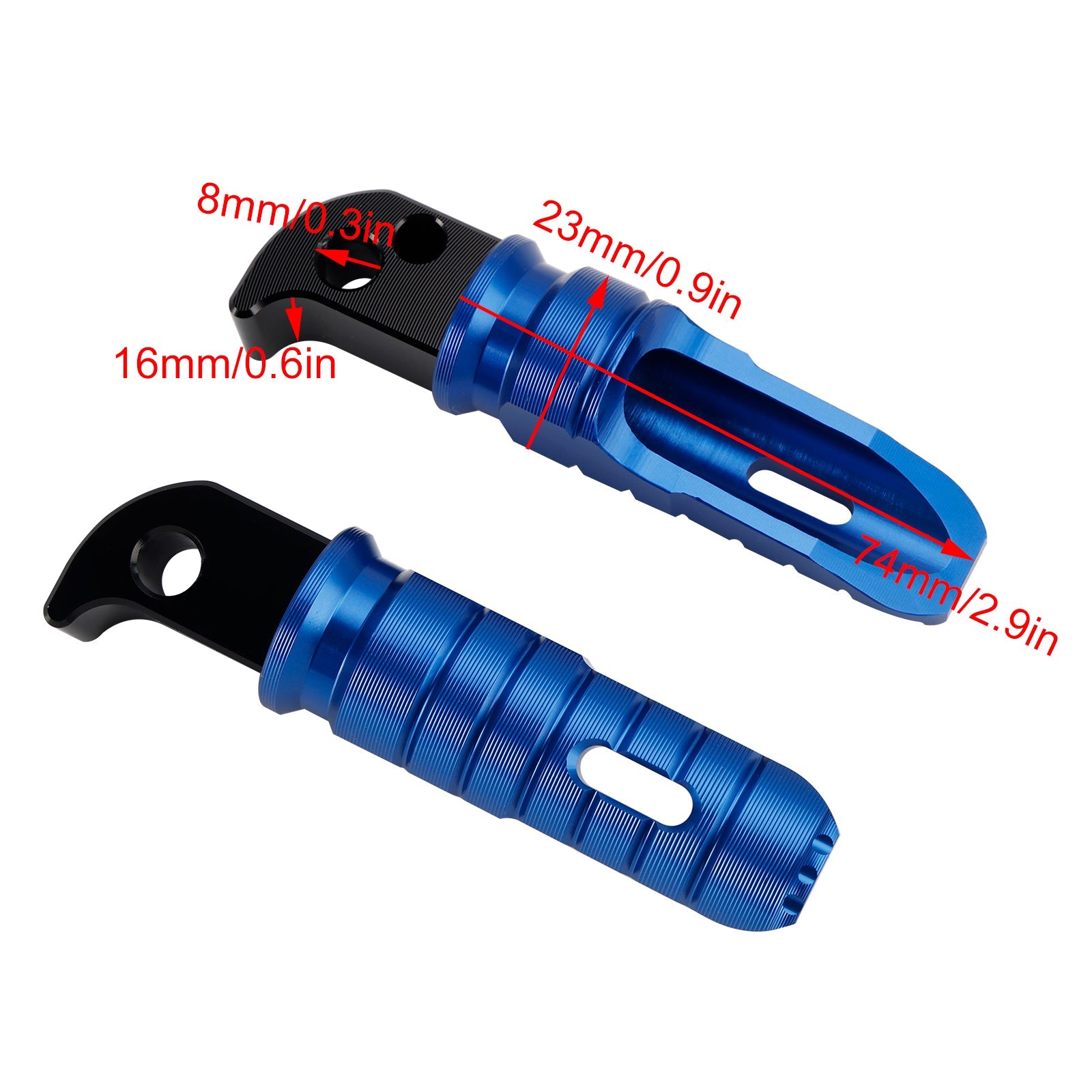 Poggiapiedi posteriore per Yamaha YZF R7 MT07 MT09 Tracer 9/ GT/ GT+ 21-24