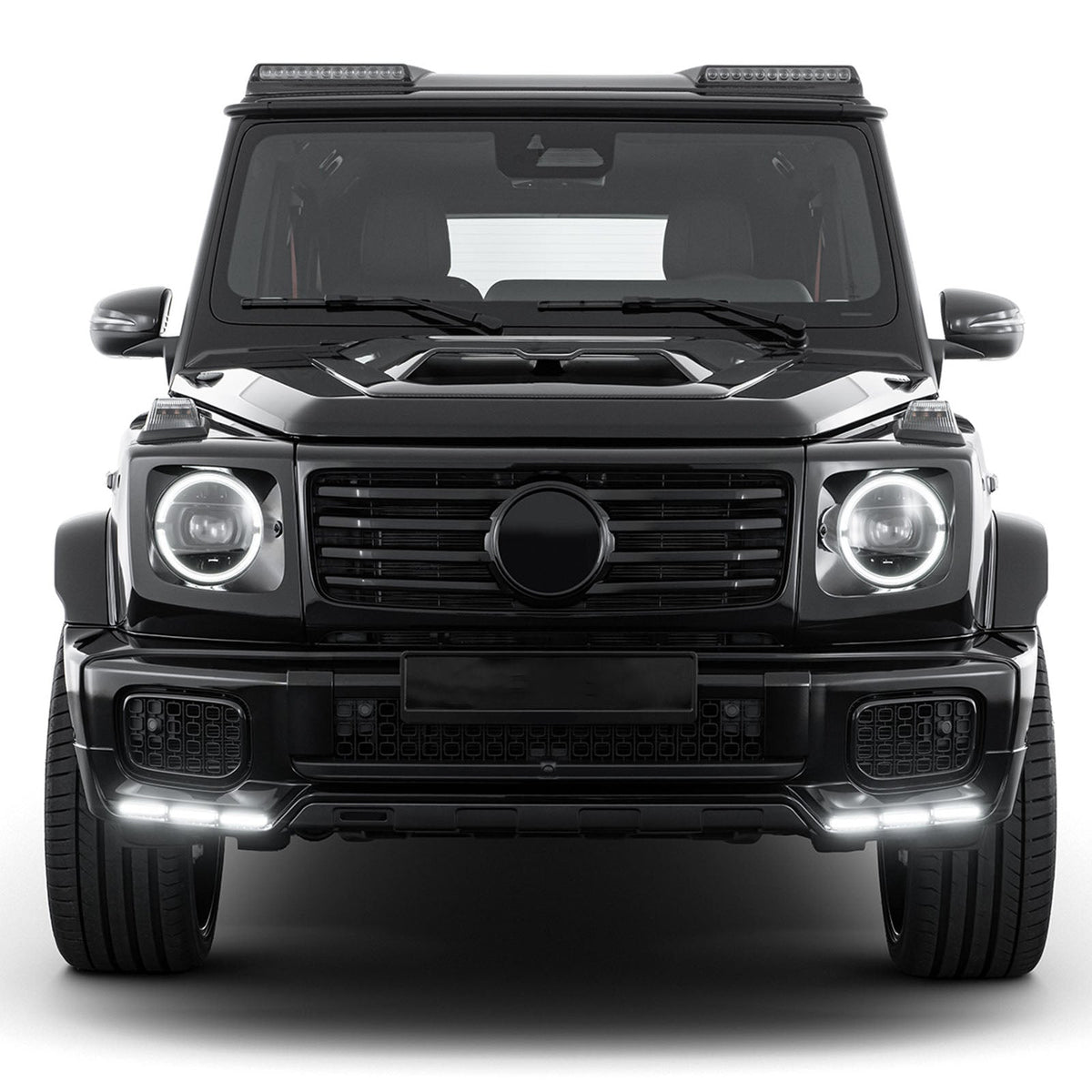 Voorbumperdiffuser compatibel met Mercedes-Benz G-Klasse W465 G450 G500 (vanaf 2025)