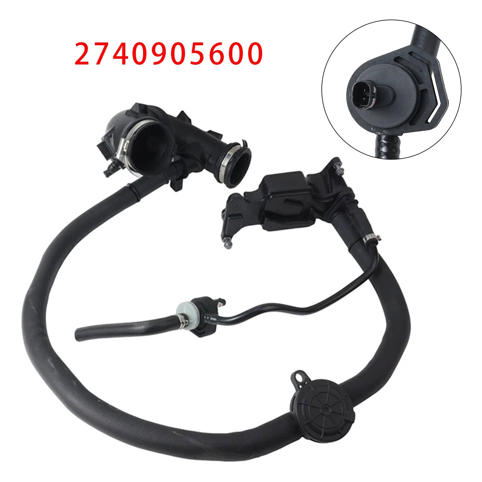 Zuigleiding carterventilatie voor Mercedes-Benz E-Klasse Cabriolet (A238) vanaf 2018, onderdeelnummer 2740905600