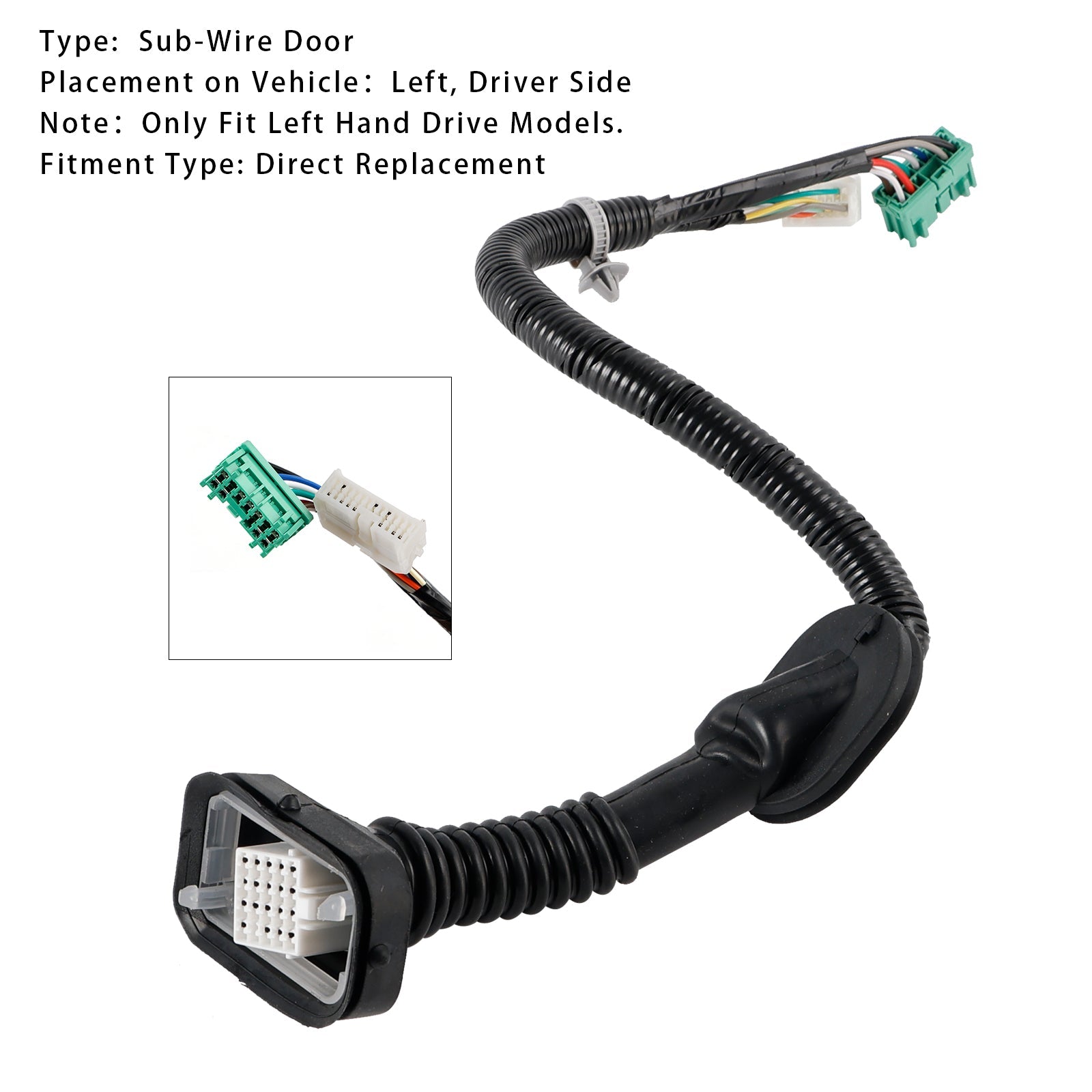 Lado del controlador de cable secundario para Acura MDX 2010-2013 (32757-STX-A01)