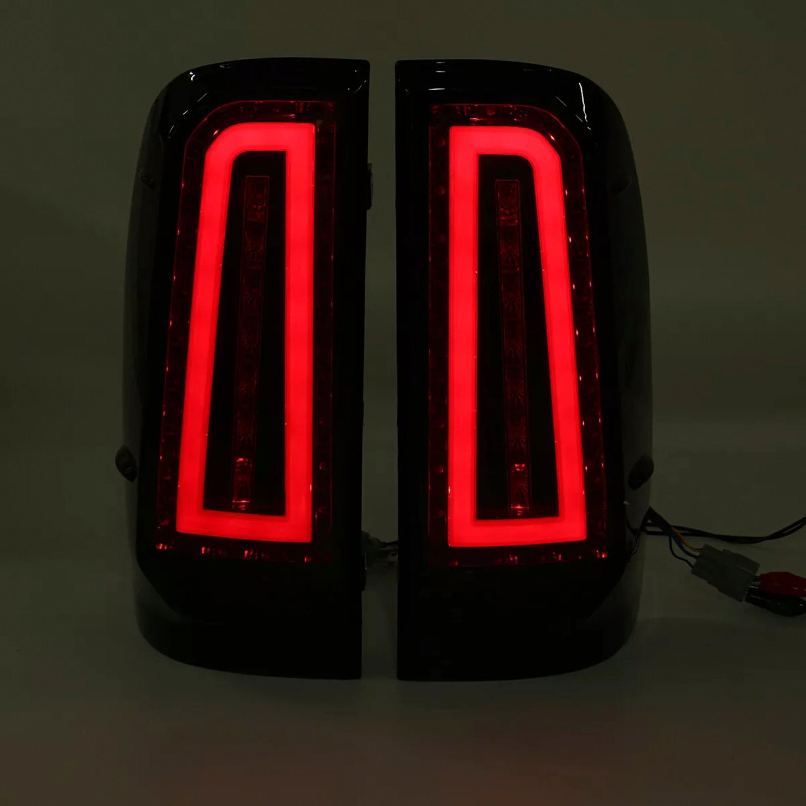 Coppia di luci posteriori a LED affumicate per Toyota Hilux Vigo Kun26 SR SR5 Workmate 2012-2014