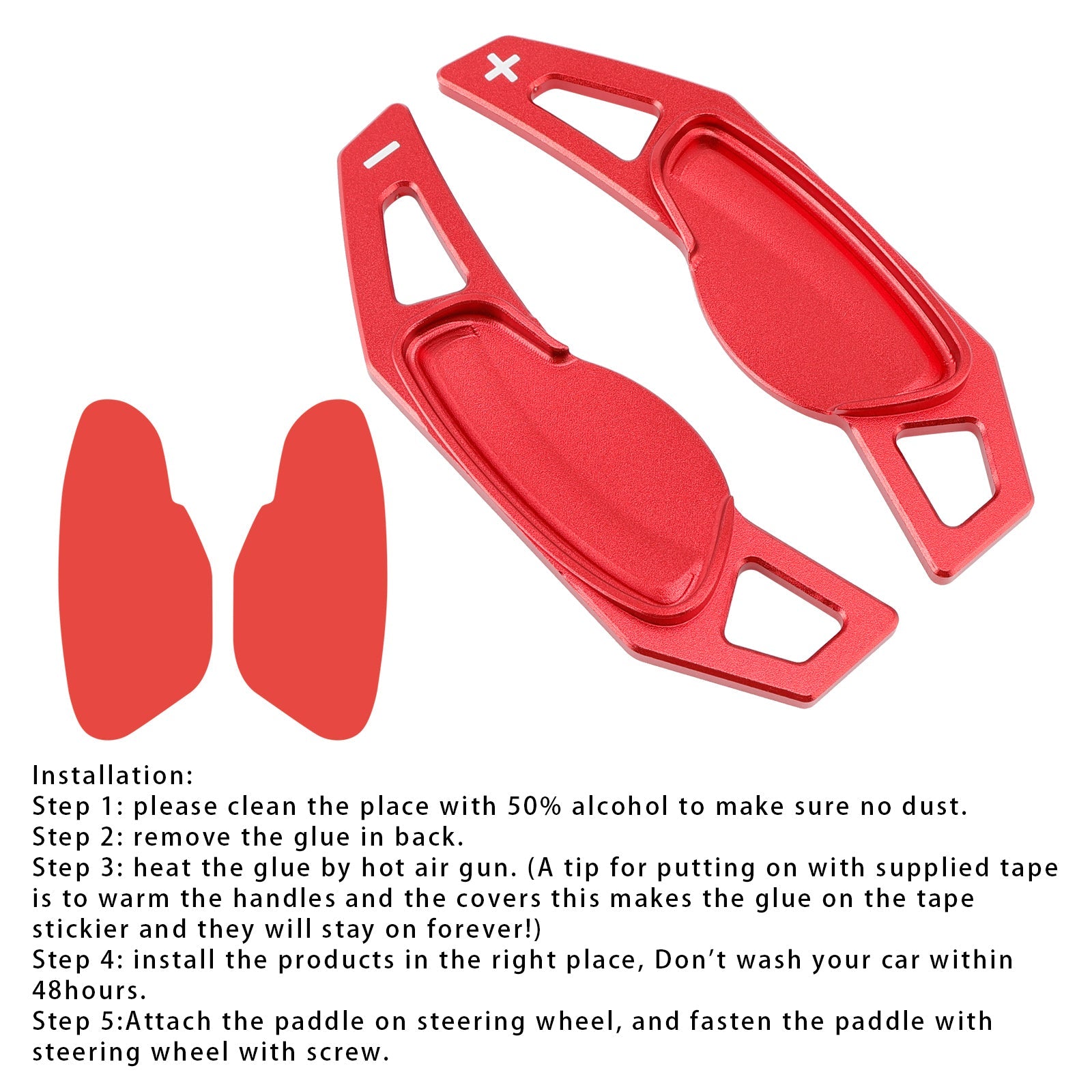 Extension de palettes de changement de vitesse au volant pour Smart Aluminium