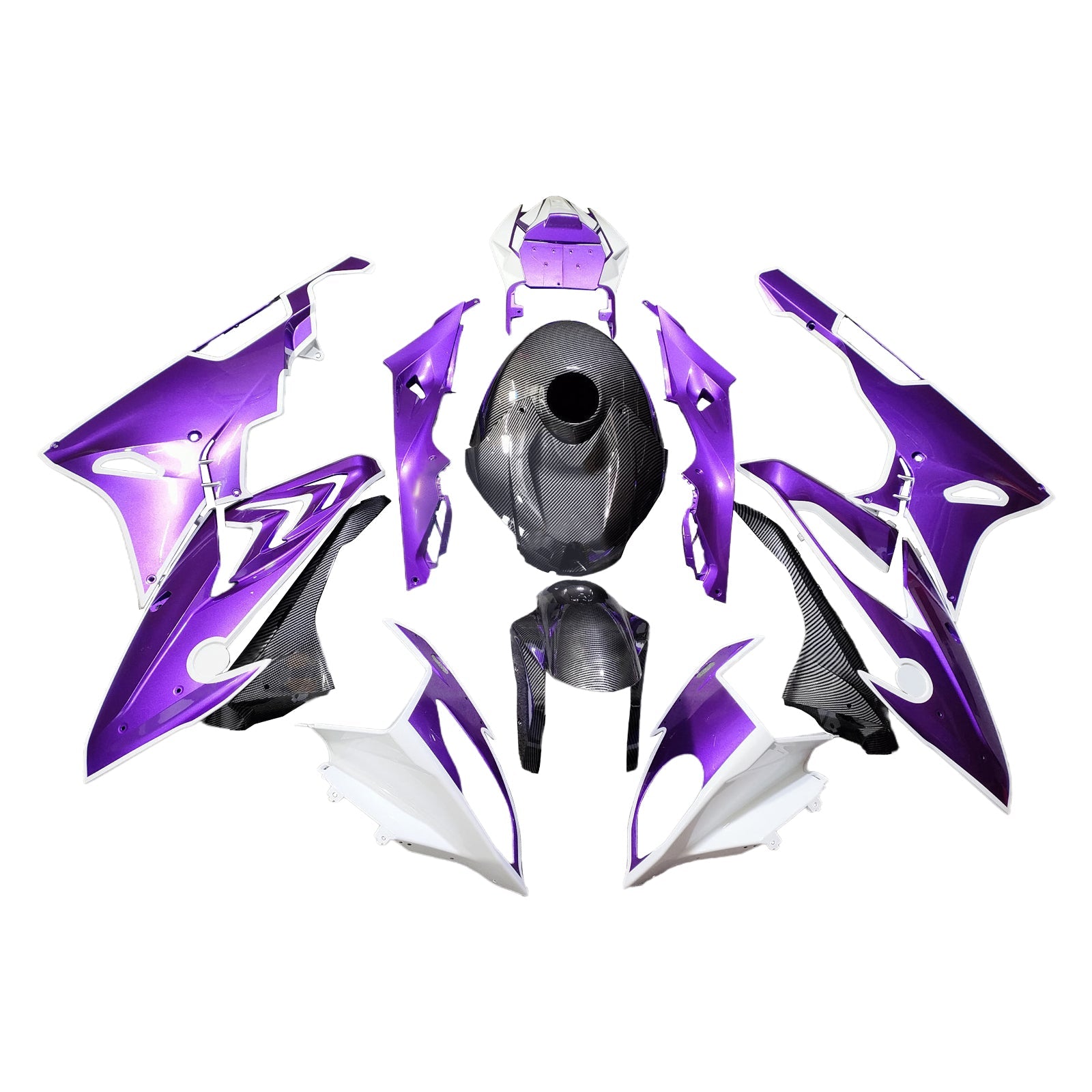 Kit de carénage d'injection pour BMW S1000RR 2015-2016 Carrosserie Plastique ABS