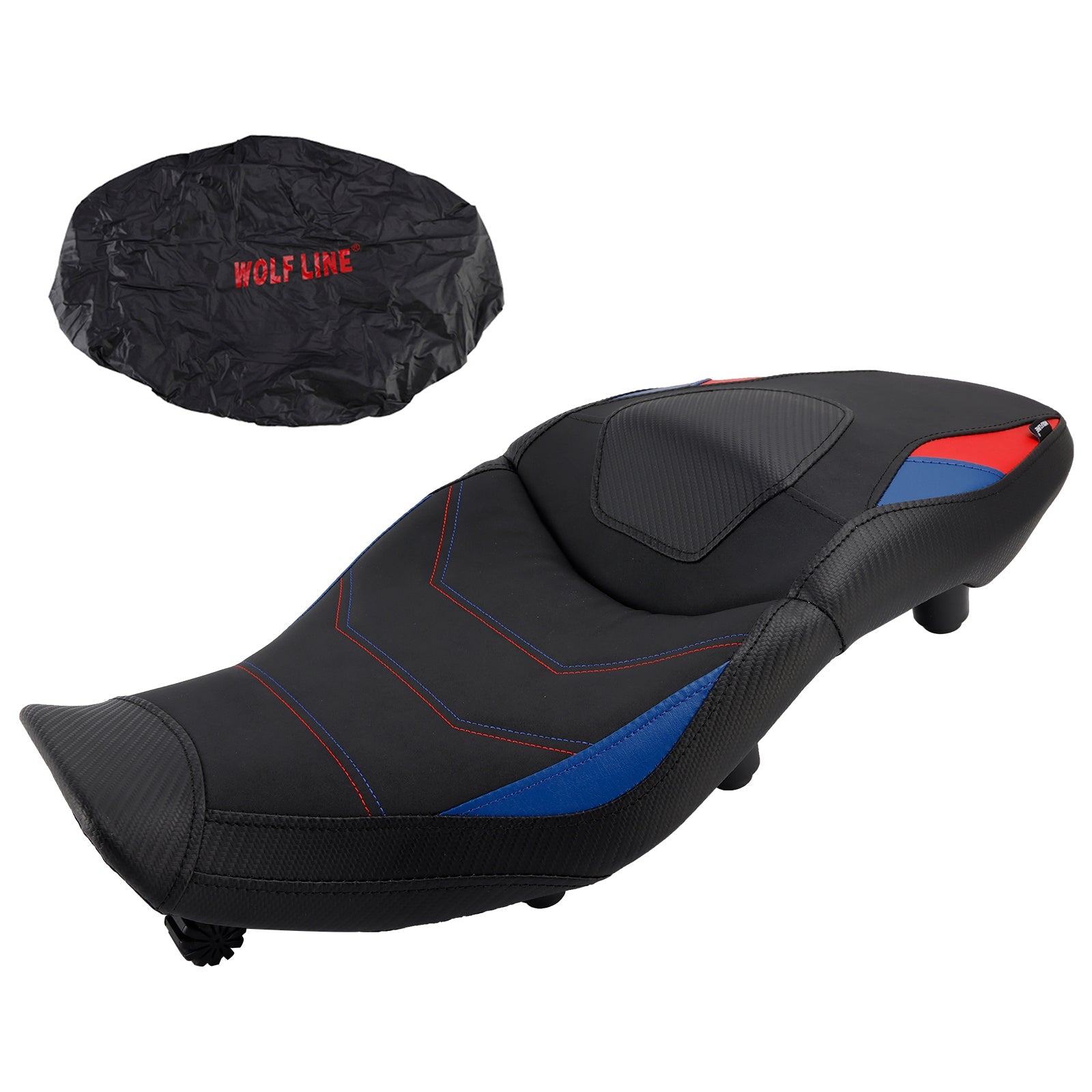 Siège conducteur et passager avant et arrière BMW S1000XR 2020-2024 -20 mm Noir