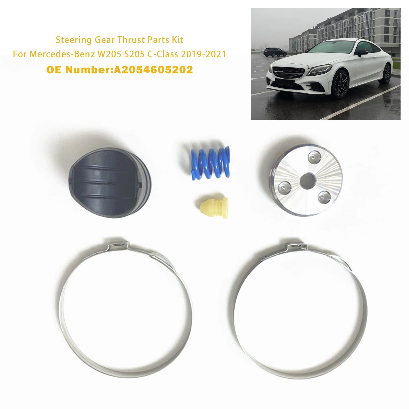 Onderdelenset voor stuuraanslagen voor Mercedes-Benz C-Klasse W205 S205 (2019-2021)