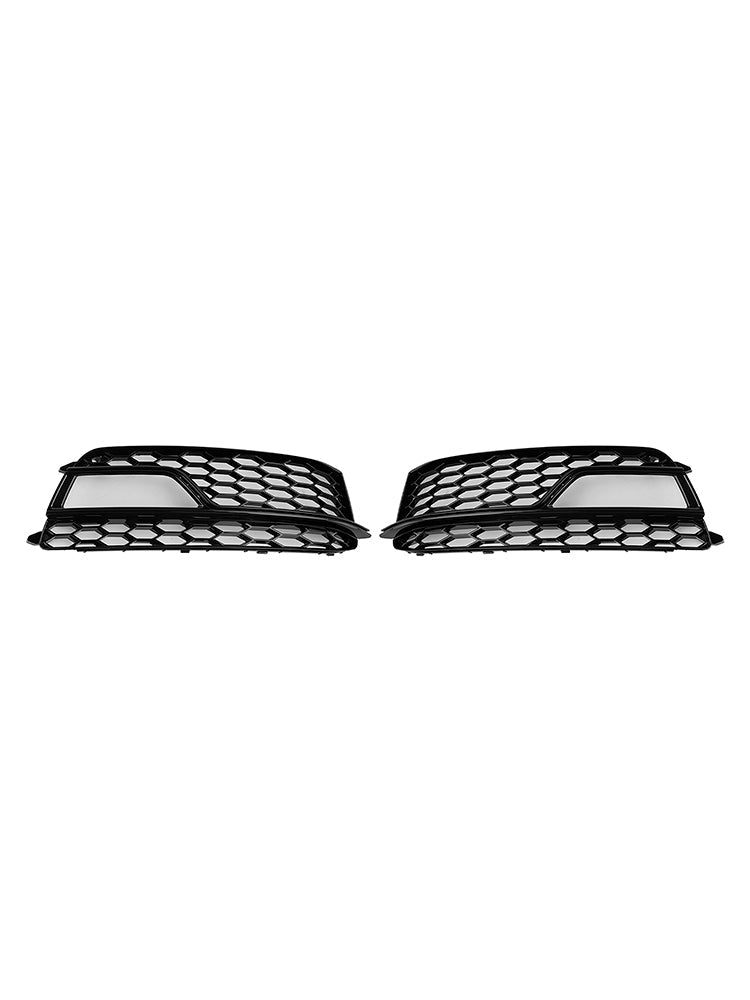 Zwarte grille voor mistlichten vóór Audi A5 S-Line S5 2013-2016