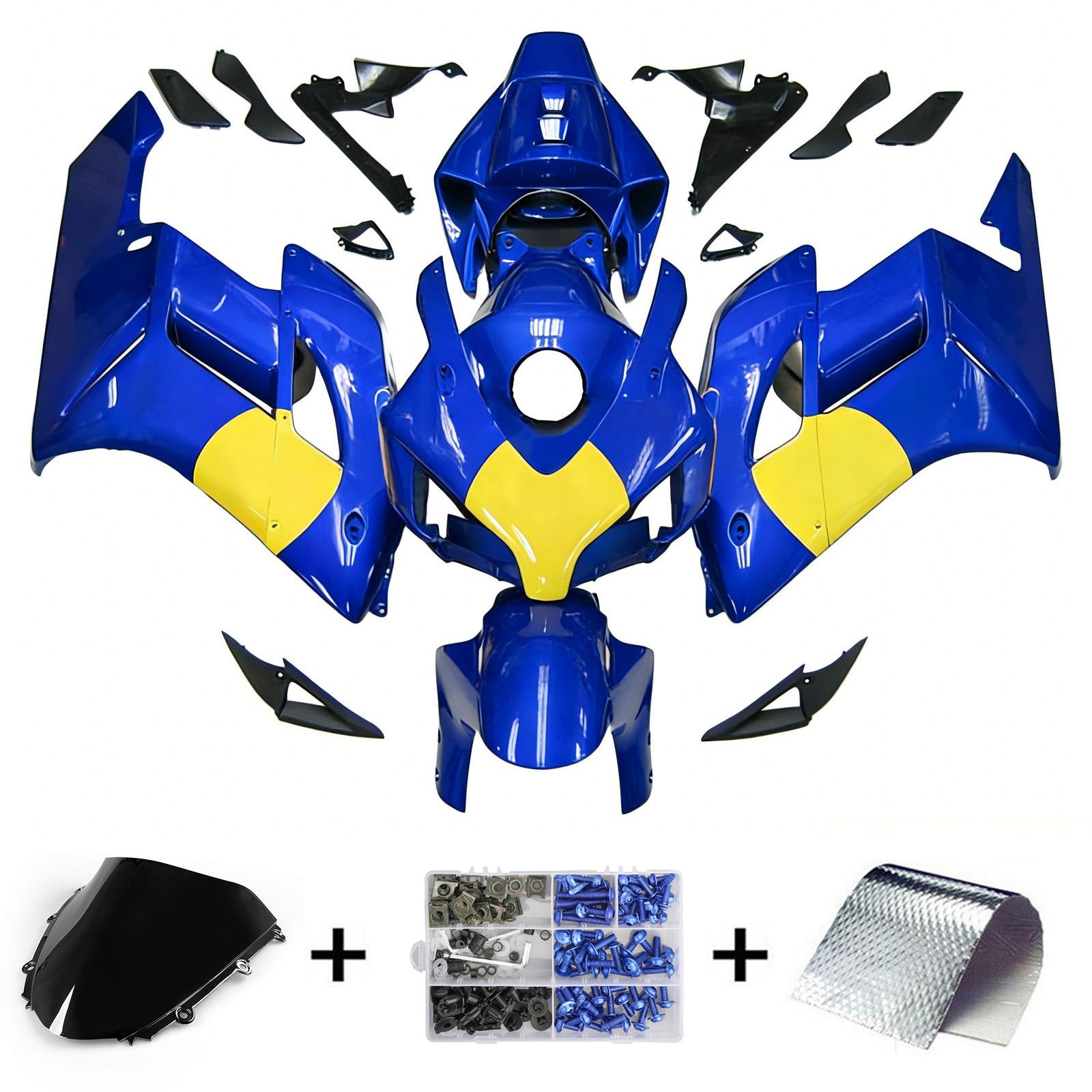 Kit de carenado de inyección, carrocería de plástico ABS para Honda CBR1000RR 2004-2005