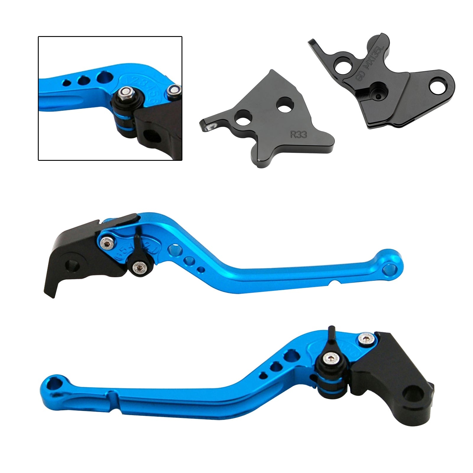 Dolga ročica zavore in sklopke za Yamaha YBR125 2005–2014