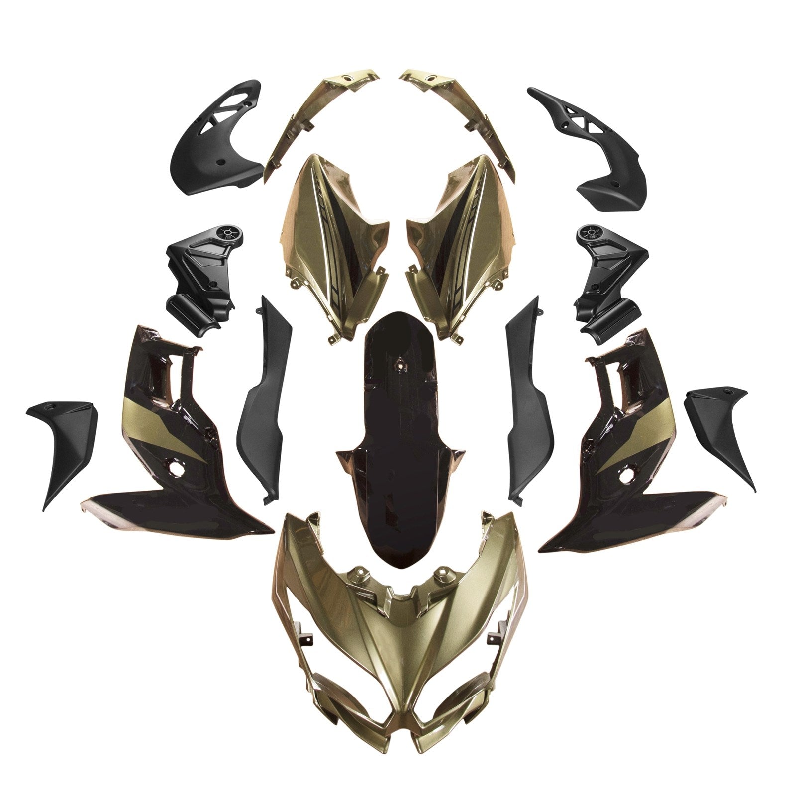 Injekcijski komplet, plastično telo ABS za Kawasaki Versys 650 2015-2021