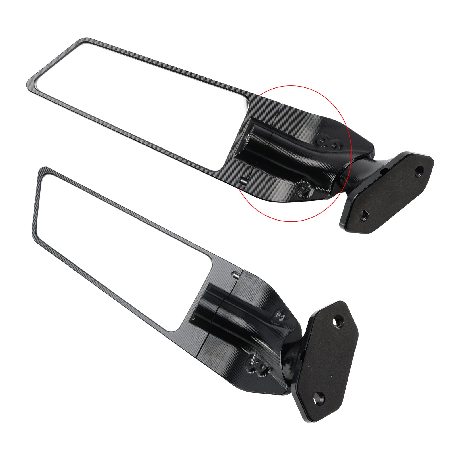 2018-2024 Kawasaki Ninja 400 650 Espejo retrovisor de aluminio CNC