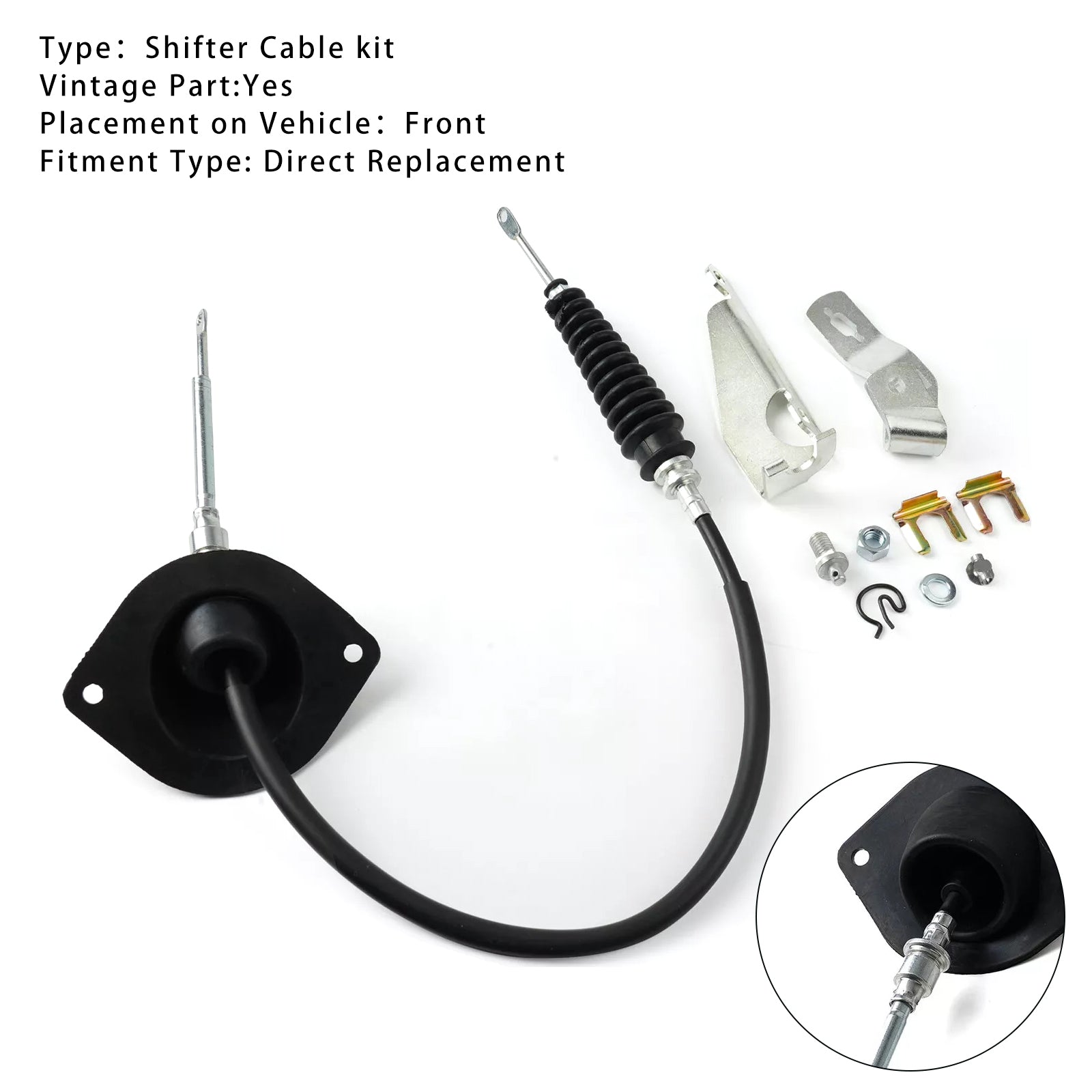 Kit de cable de palanca de velocidad para Chevrolet Chevelle Turbo Th 350 1968-1972