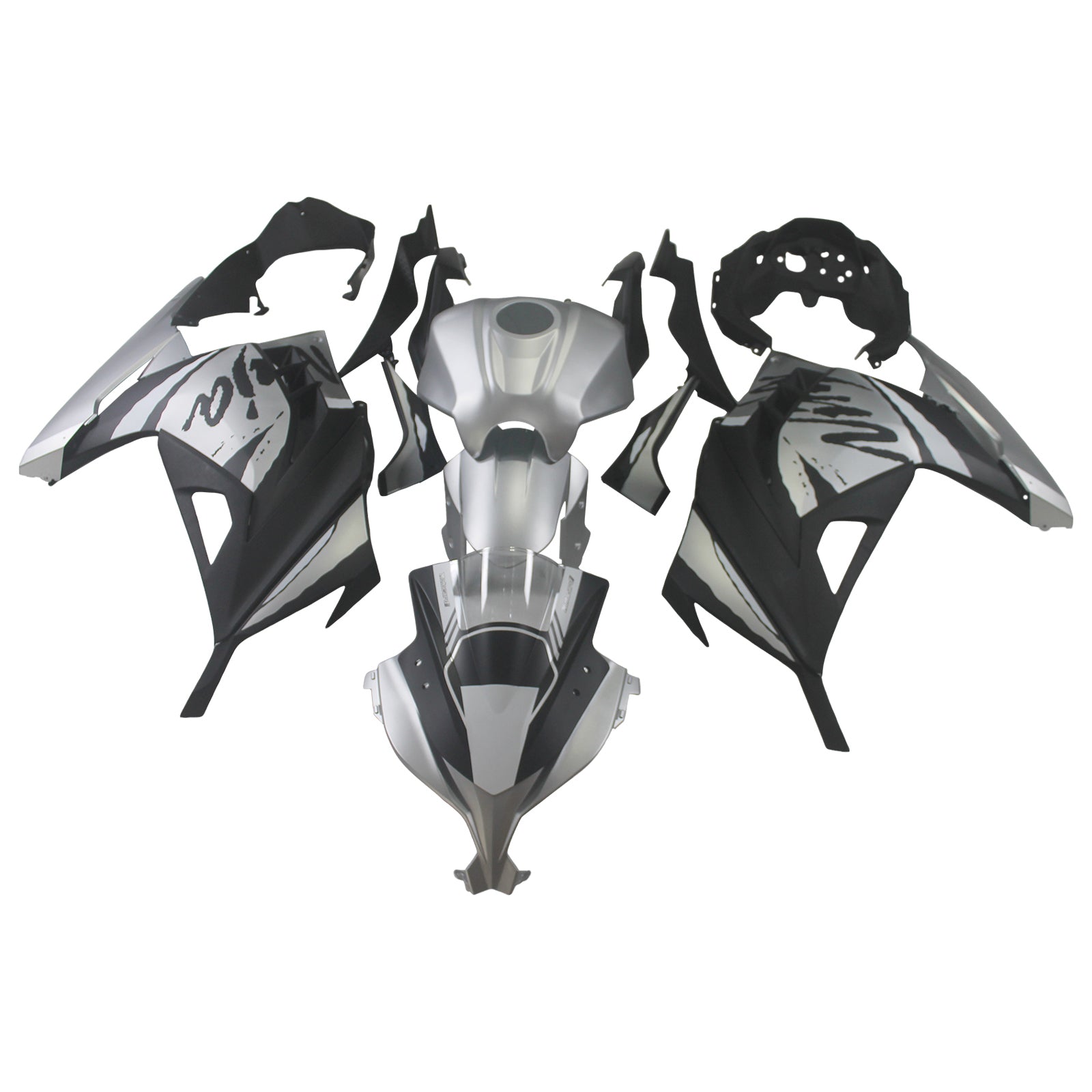 2013-2024 Kawasaki EX 300 / Ninja 300 Kit van Fairness Kit Bodywork ABS in plastic plastic