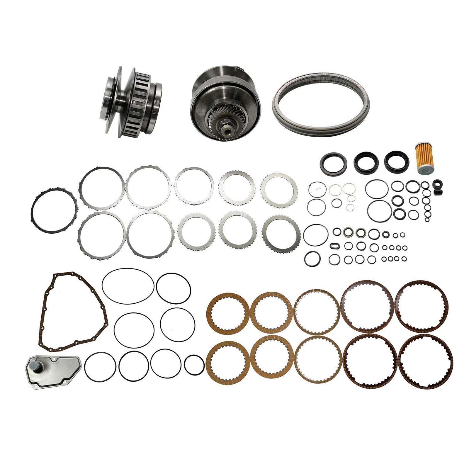 Kit de reconstruction de transmission principale et poulie avec courroie JF015E RE0F11A pour Mitsubishi Lancer L4 1,5 L 1,6 L 2013-2015