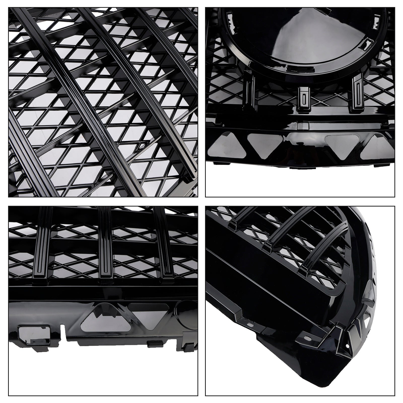 Black Front Bumper Grill Grille Pour Mercedes Benz Sprinter W906 2014-2018