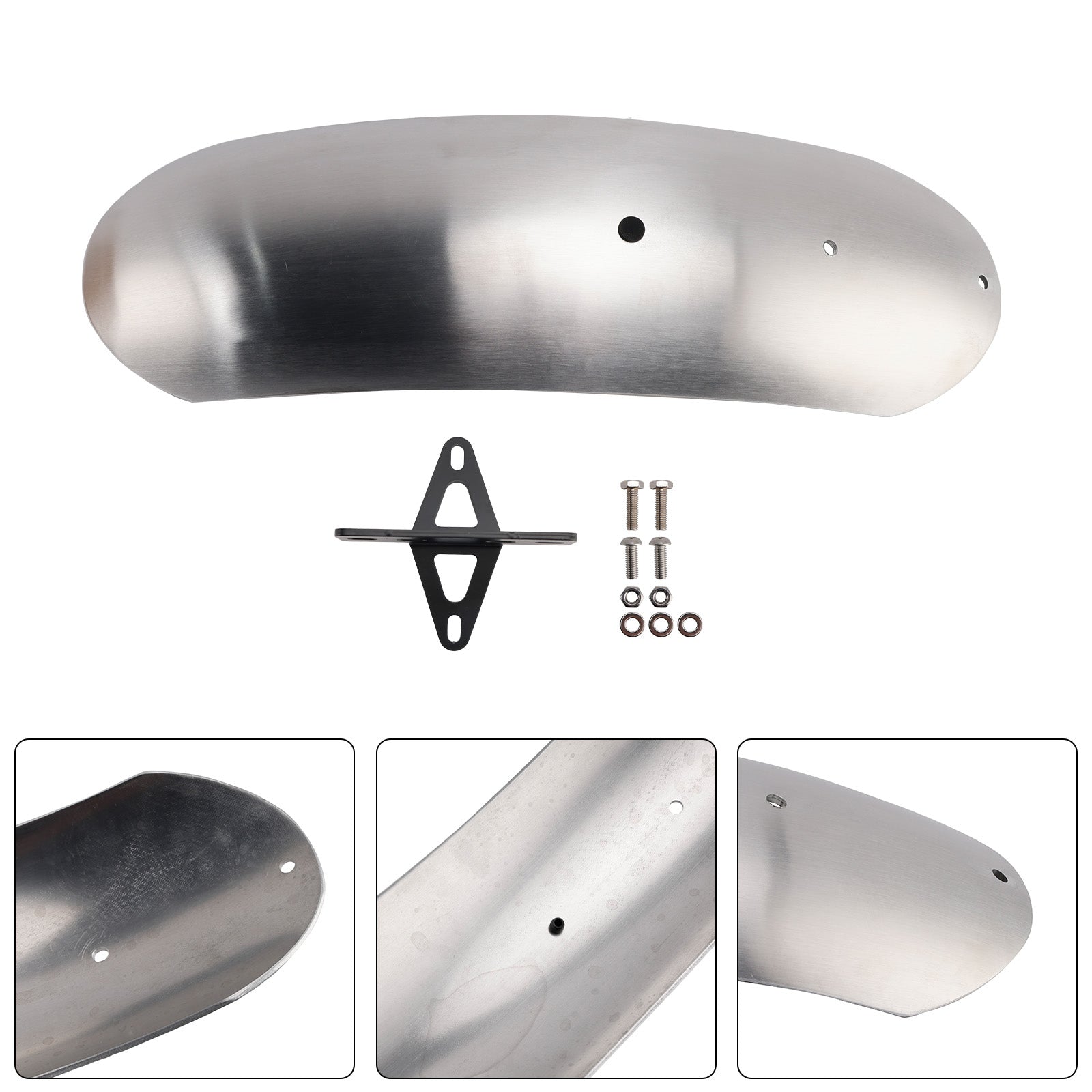 Garde-boue avant en acier compatible avec MOTO GUZZI V7 II Stone Classic Special 10-16