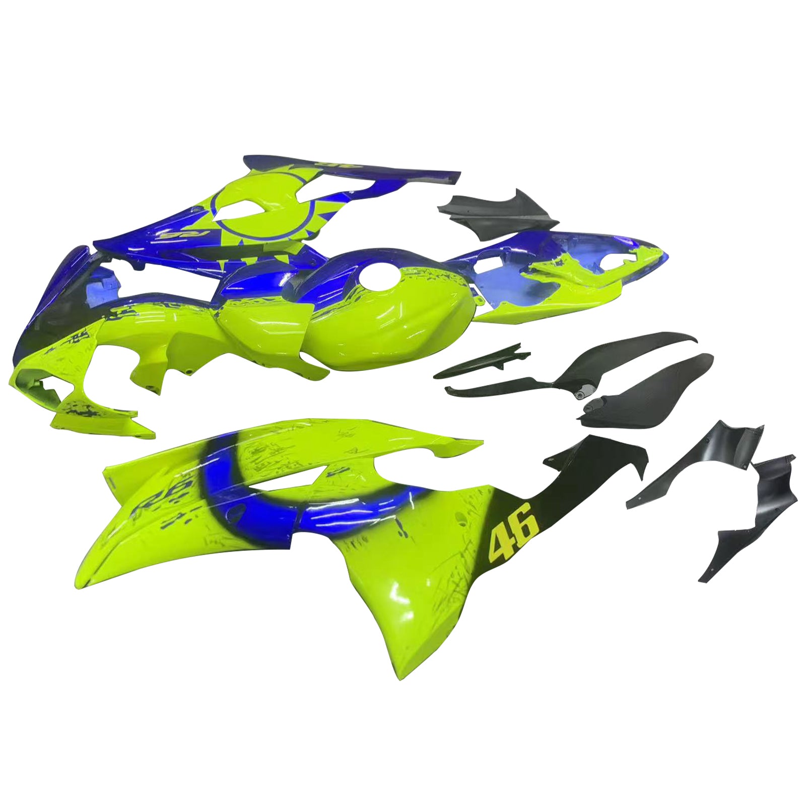ABS Plastic Kairing Kit voor Yamaha YZF 600 R6 2008-2016