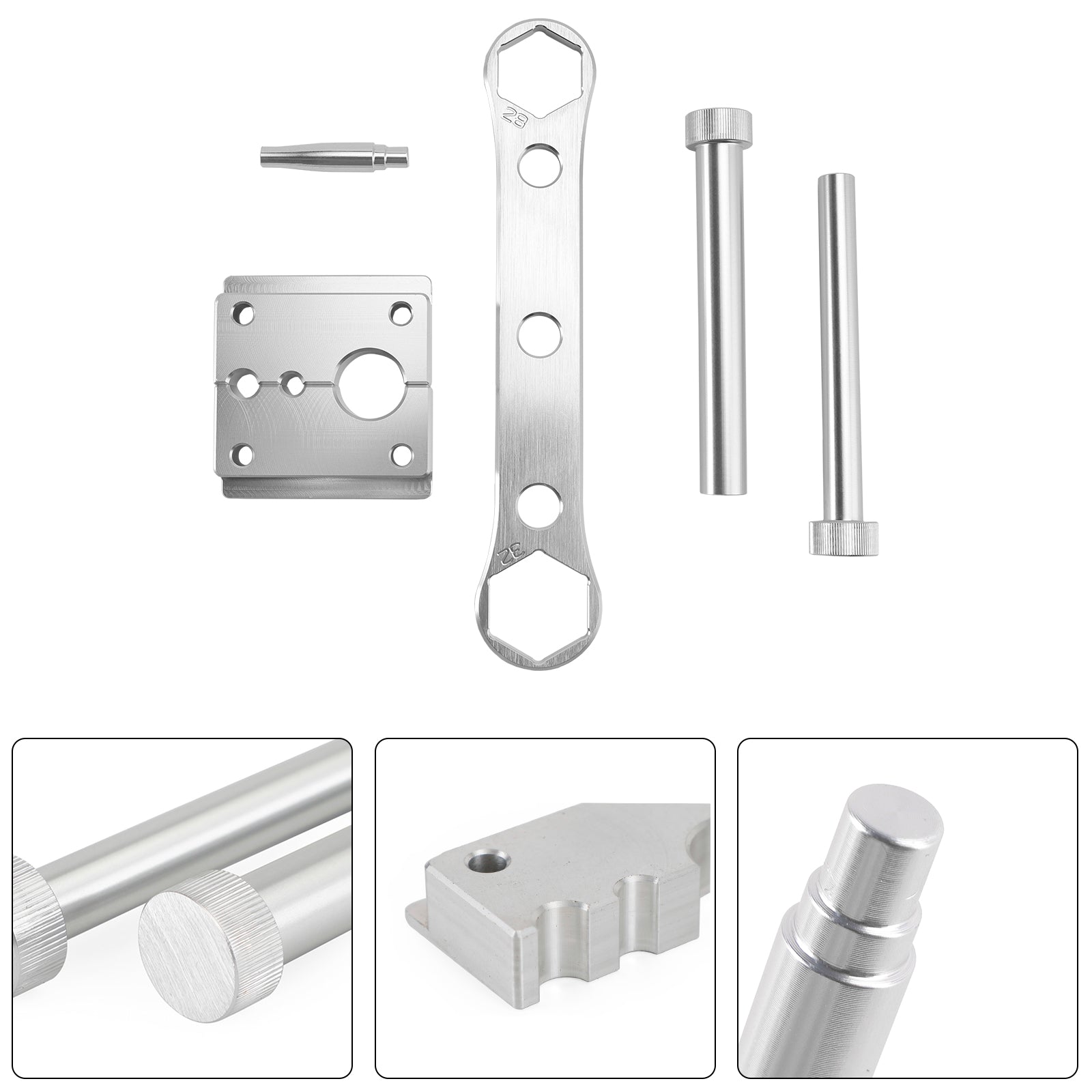 & 40 - Pour la reconstruction/l'étanchéité GRIP2 38 Kit d'outils d'entretien pour fourche FOX GRIP - compatible avec 36