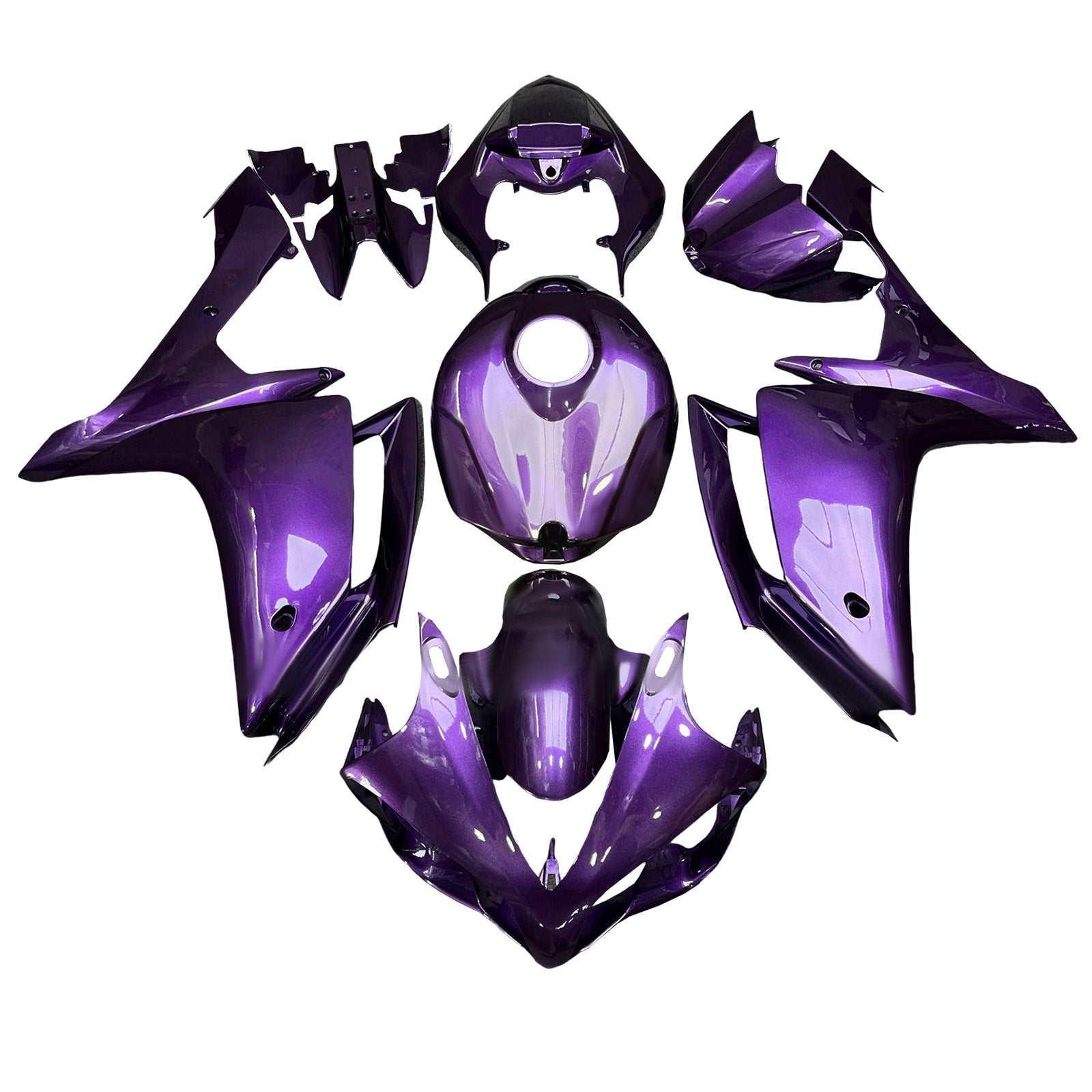 Kit carenatura iniettata in plastica ABS per Yamaha YZFR1 YZF-R1 2007-2008