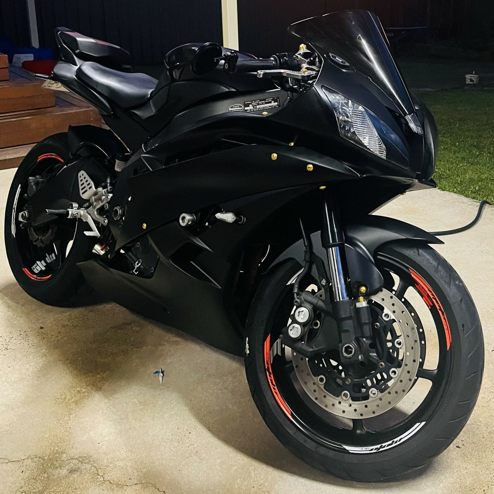 Kit de carenado inyectado de plástico ABS para Yamaha YZFR6 YZF-R6 2006-2007