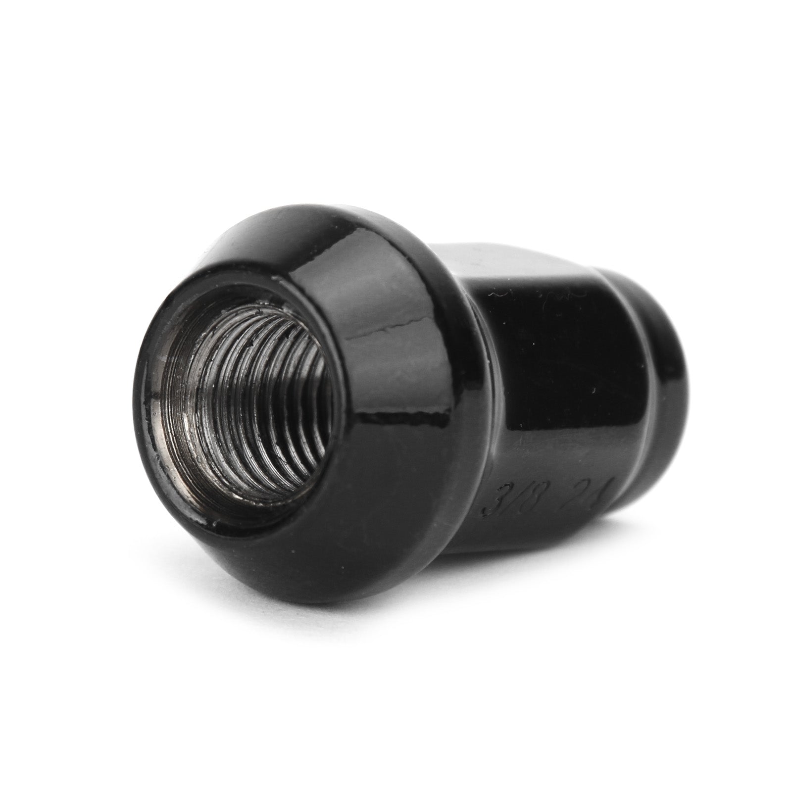 16 Dadi ruota conici chiusi neri (3/8" - 24) M14 per Polaris ATV Quad Nuovo