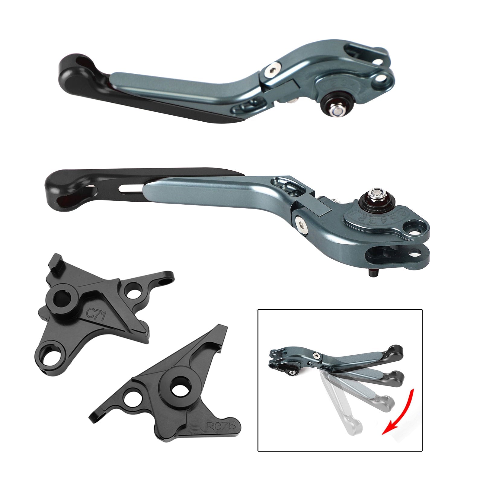 Leva freno a frizione regolabile per BMW R Nine T /Pure /Racer 2017-2023