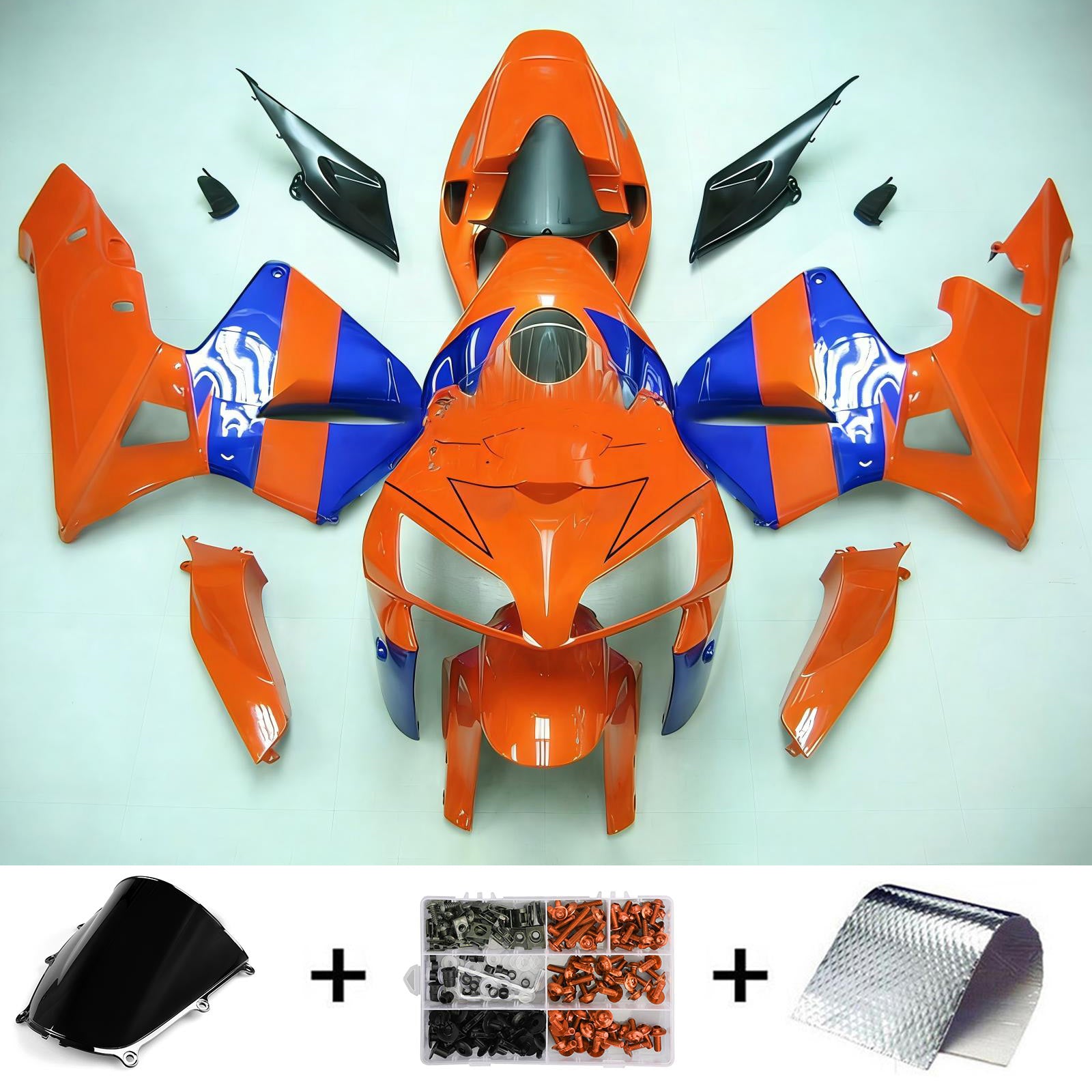 Kit de carénage par injection, carrosserie en plastique ABS pour Honda CBR600RR 2005-2006 F5