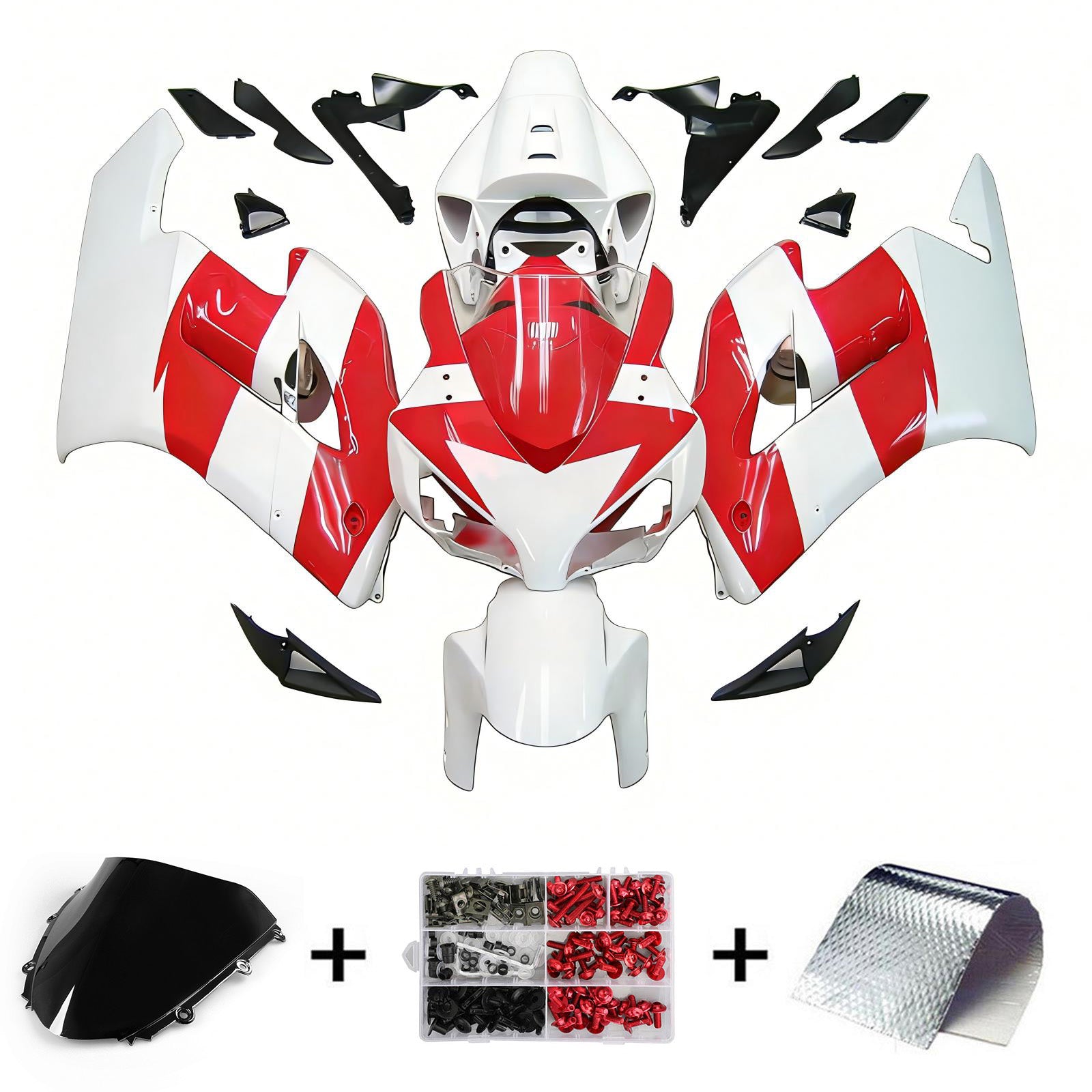 Kit de carénage par injection, carrosserie en plastique ABS pour Honda CBR1000RR 2004-2005