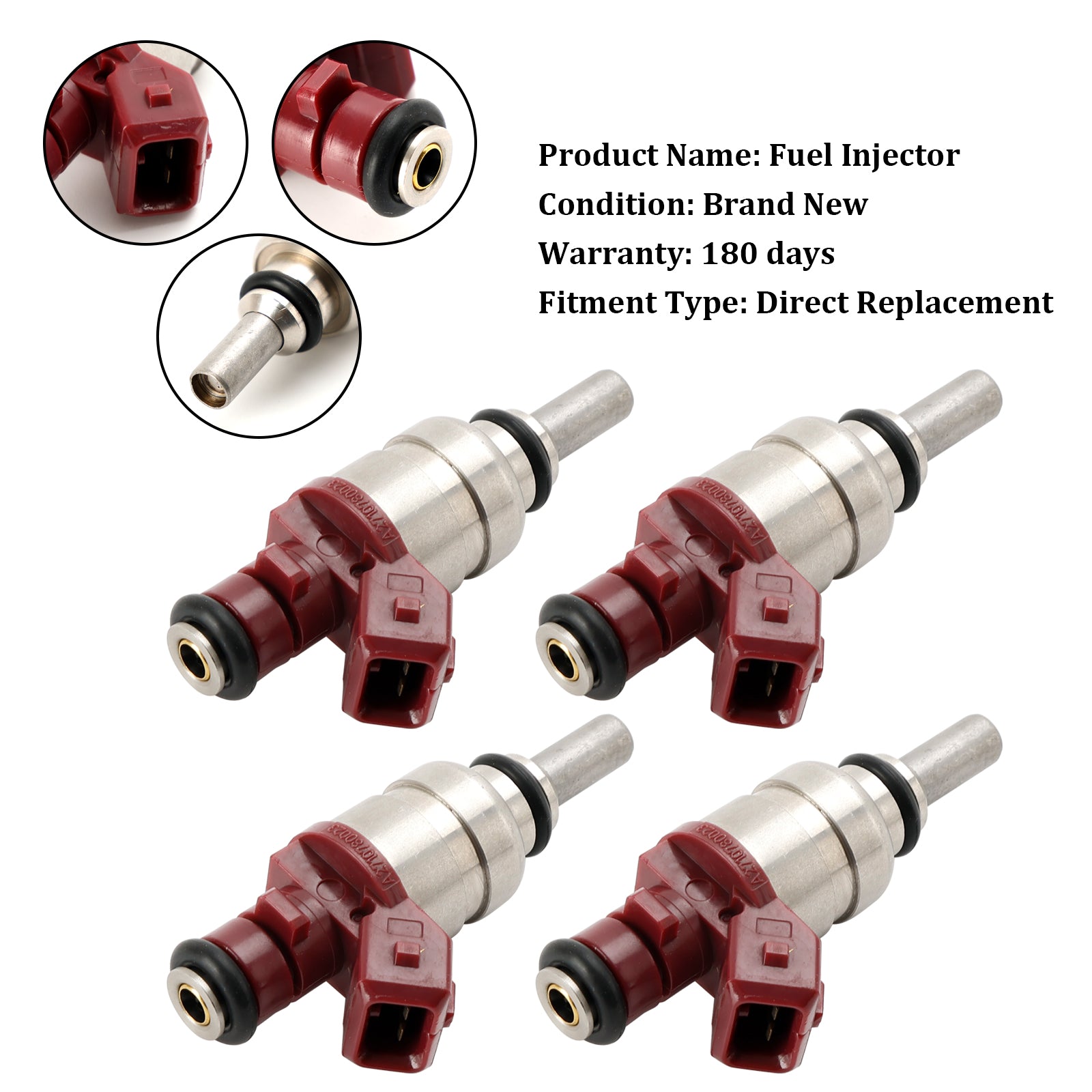 4x Injecteurs de Carburant A2710780023 Pour MERCEDES-BENZ CLC-CLASS CL203