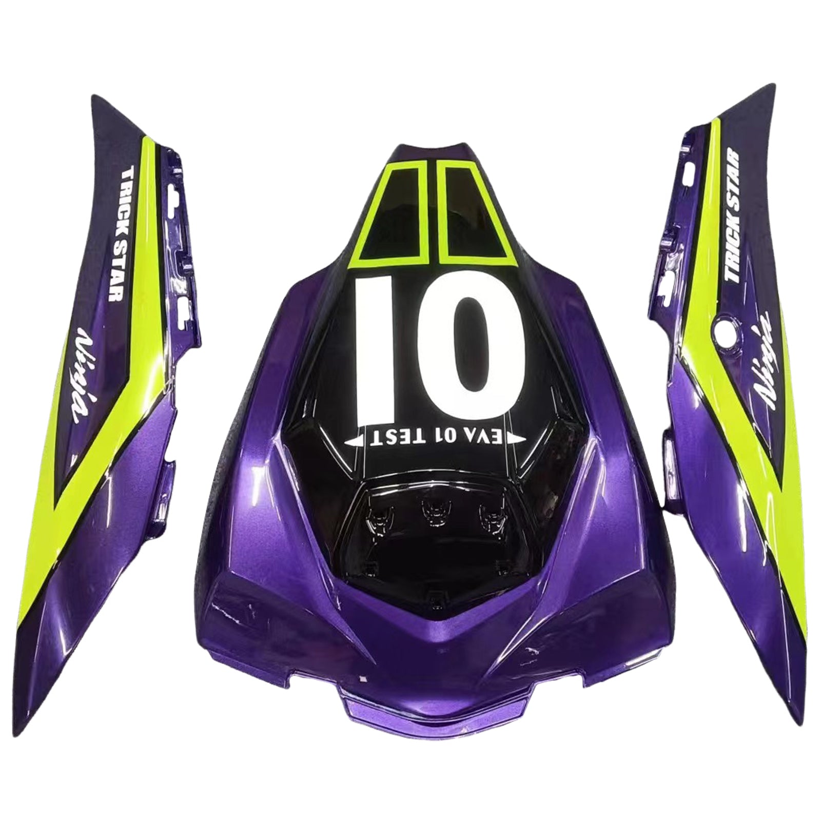 2016-2020 Kawasaki ZX10R Camen Camen Board Kit en plástico ABS