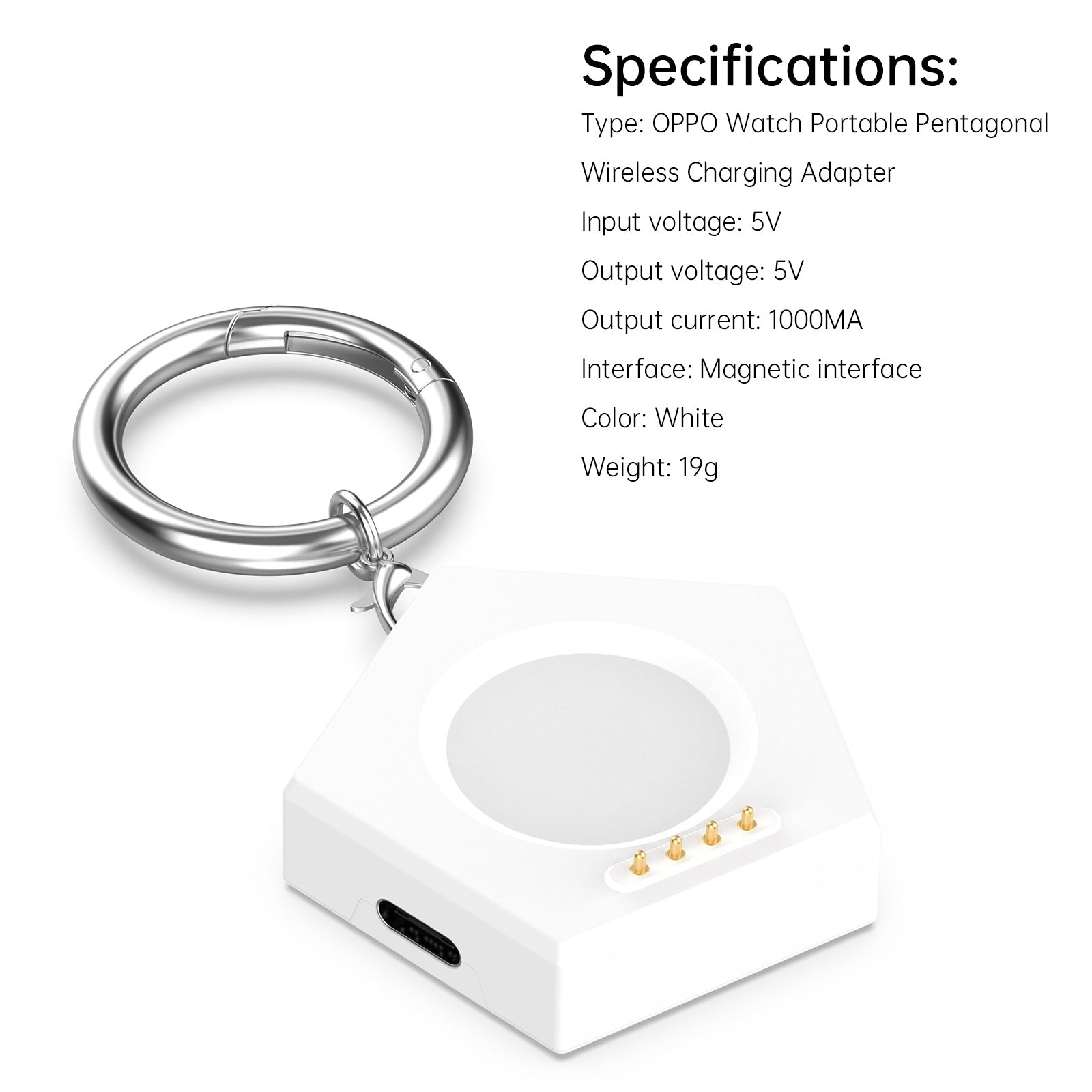 Cable de carga y base para OnePlus Watch 3/2 y Oppo Watch X2/X/4 Pro/3/3 Pro