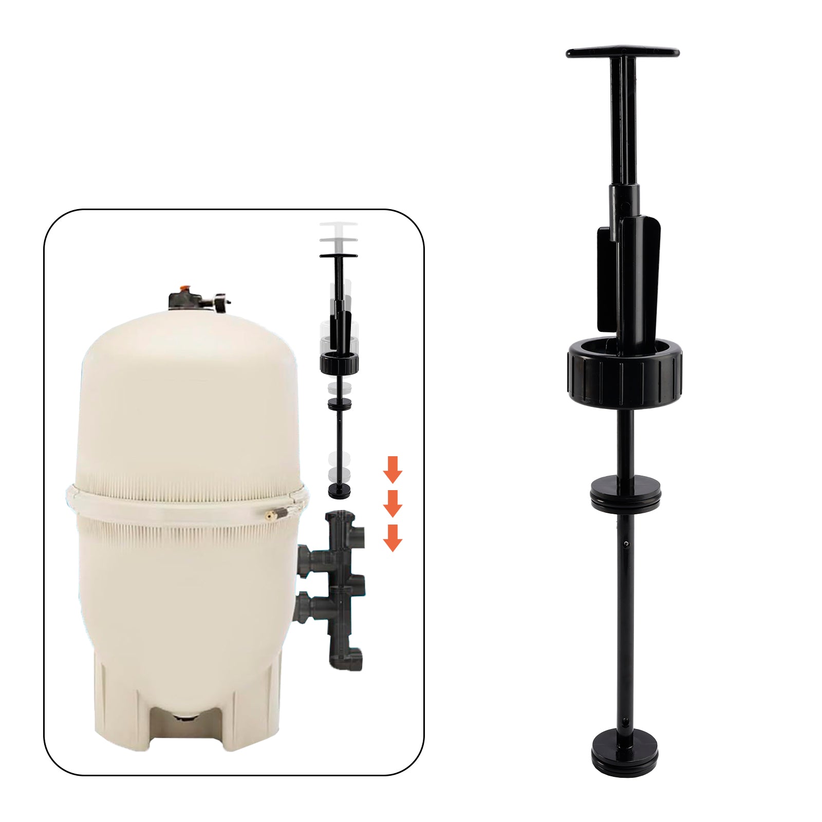 263055 batna gredi za Pentair PVC drsni bazen in spa večnaport ventil