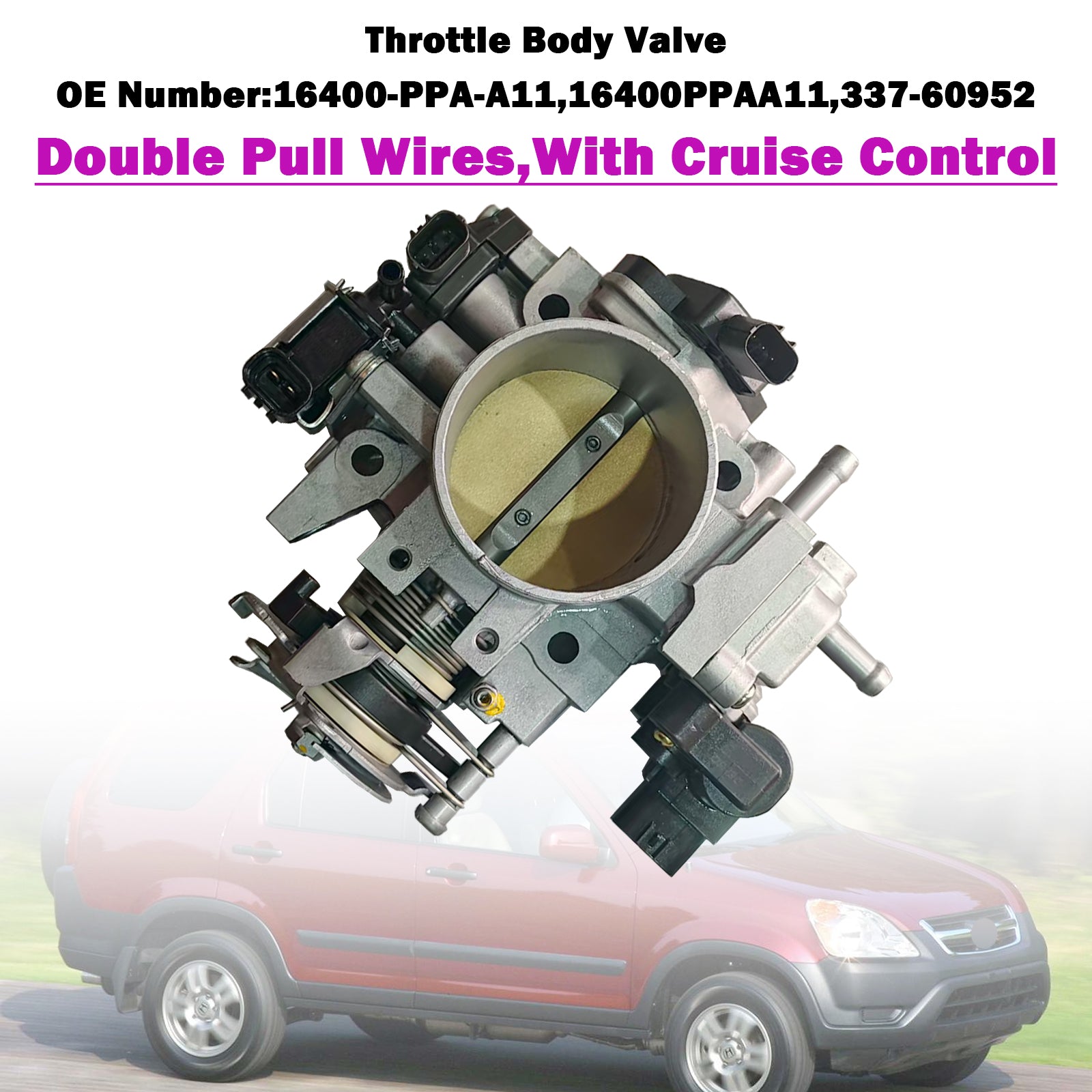 Kaksoisvetokaasun runko Honda CR-V 2.4L 2003-2005 16400-PPA-A11