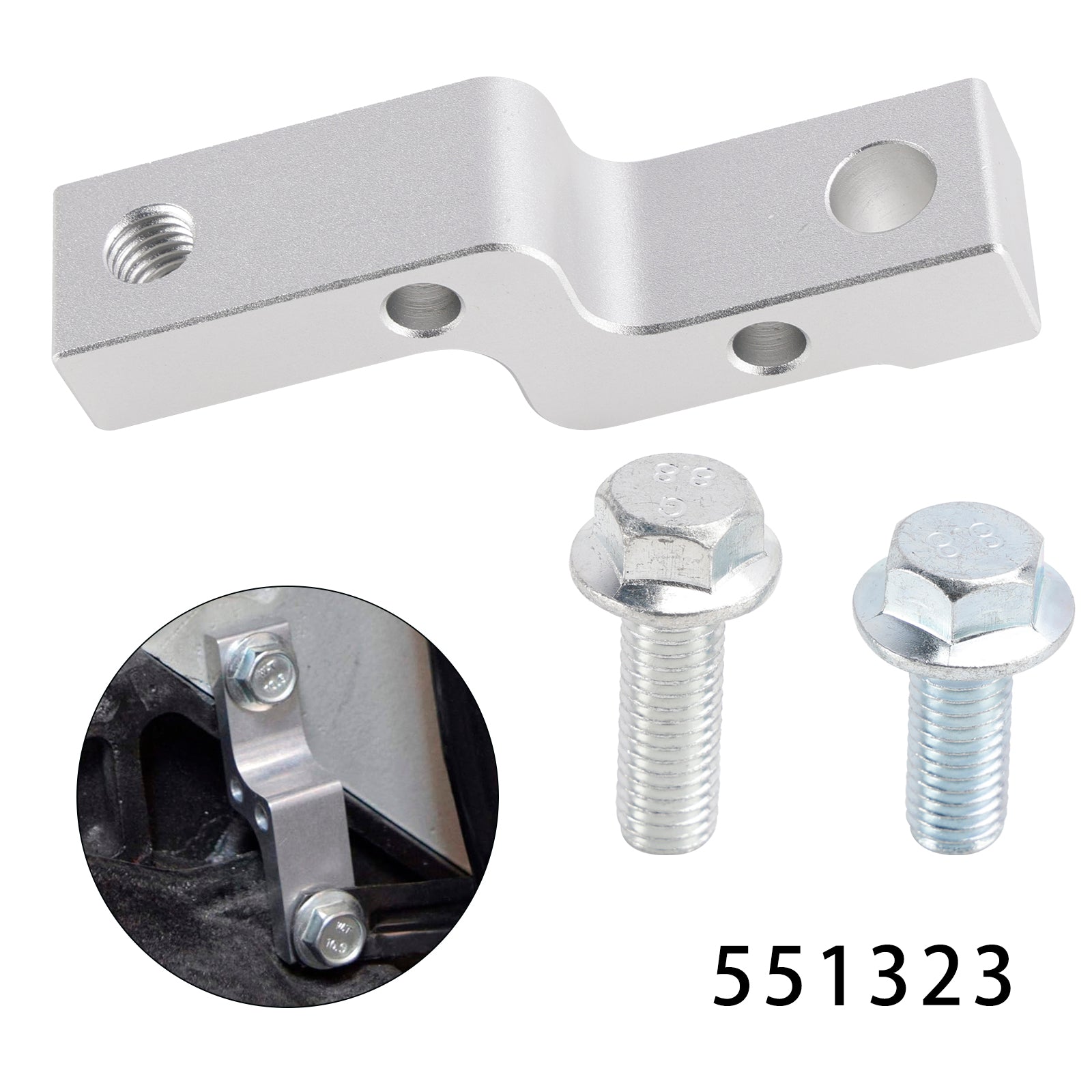 Adattatore di supporto per indicatore di trasmissione 551323 per Th400 Th350 4L60E 700R4 2004r