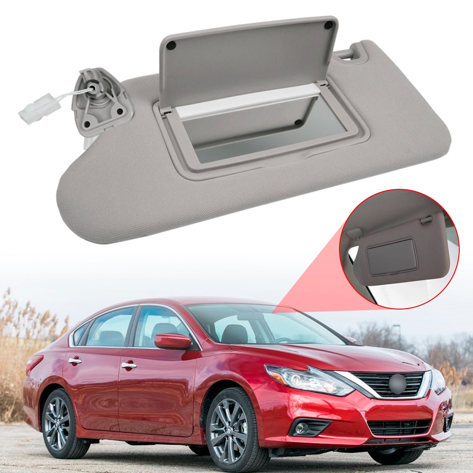 Suns grises grises en el lado izquierdo para Nissan Altima 2013-2018 964013ta2a