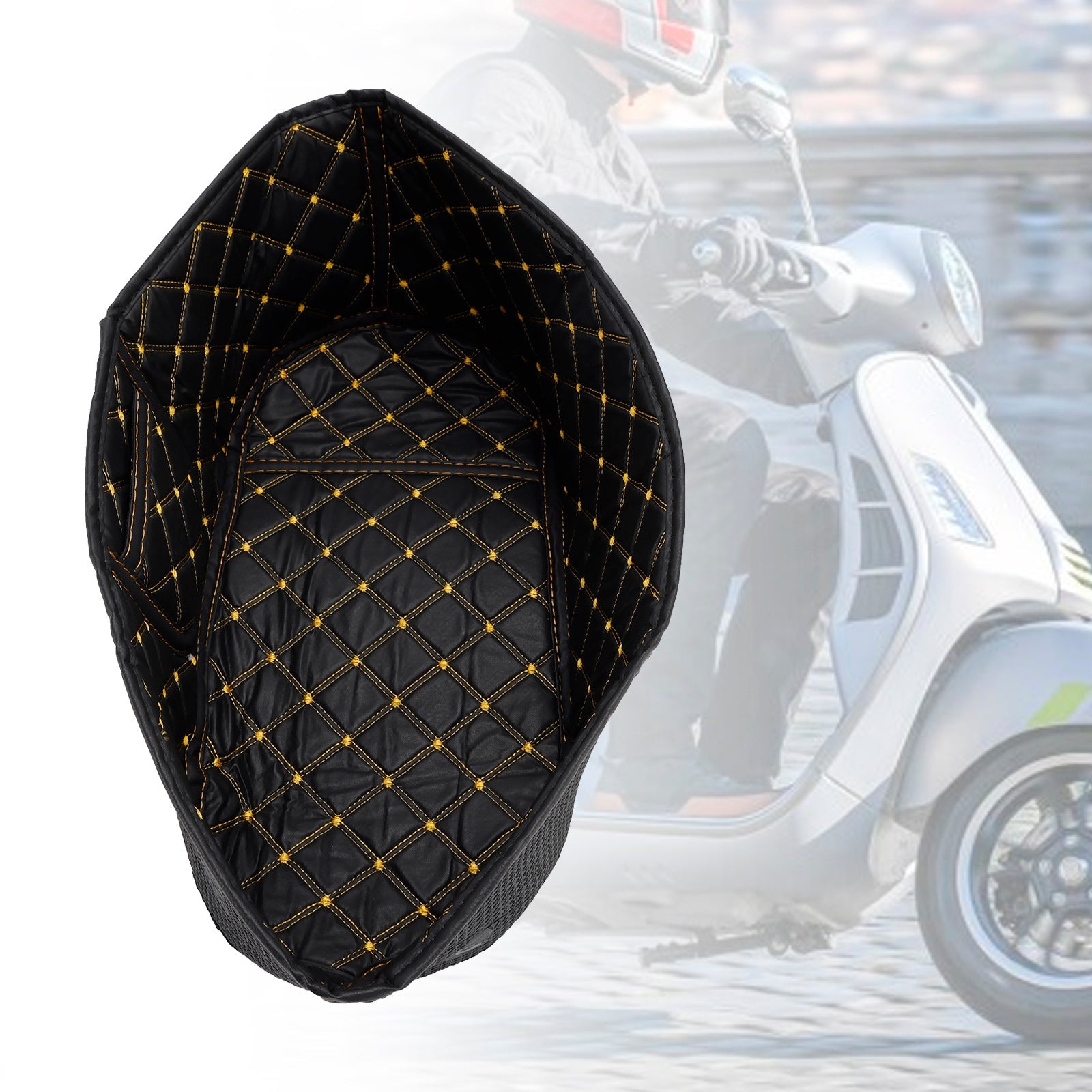 Protezione del torace interno per Vespa GTS 300 GTS300, sedile di backbacking marrone
