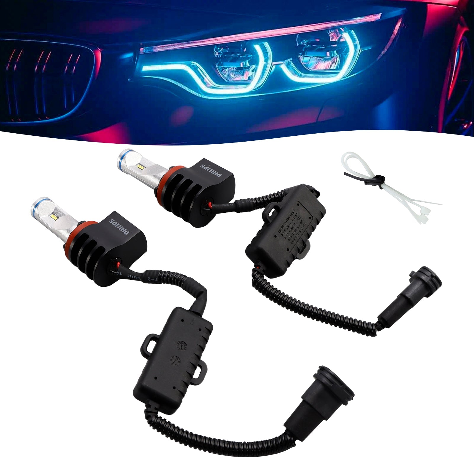 LED H8/H11/H16 12794Uni 12V 10W 6500K per Philips LED Lighthouse