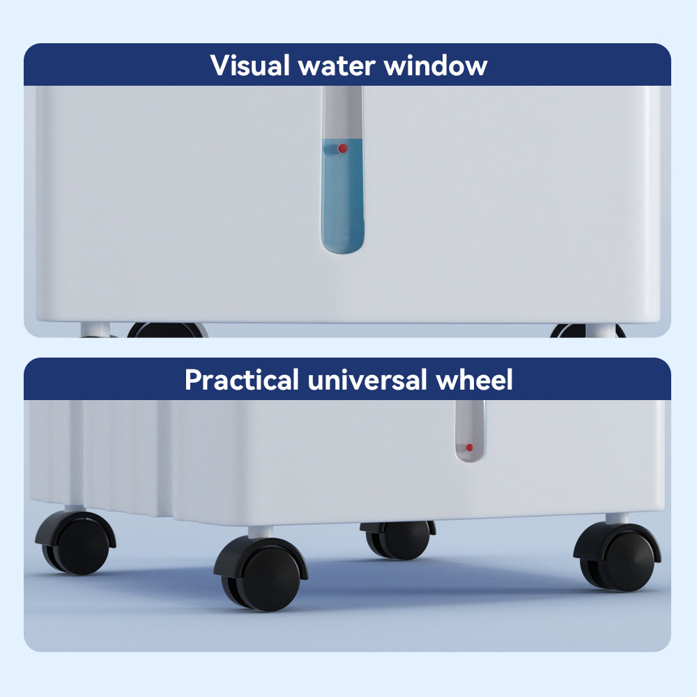 Air acondicionador evaporativo de 10 l 3 en 1 con un ventilador y un humidificador de control remoto