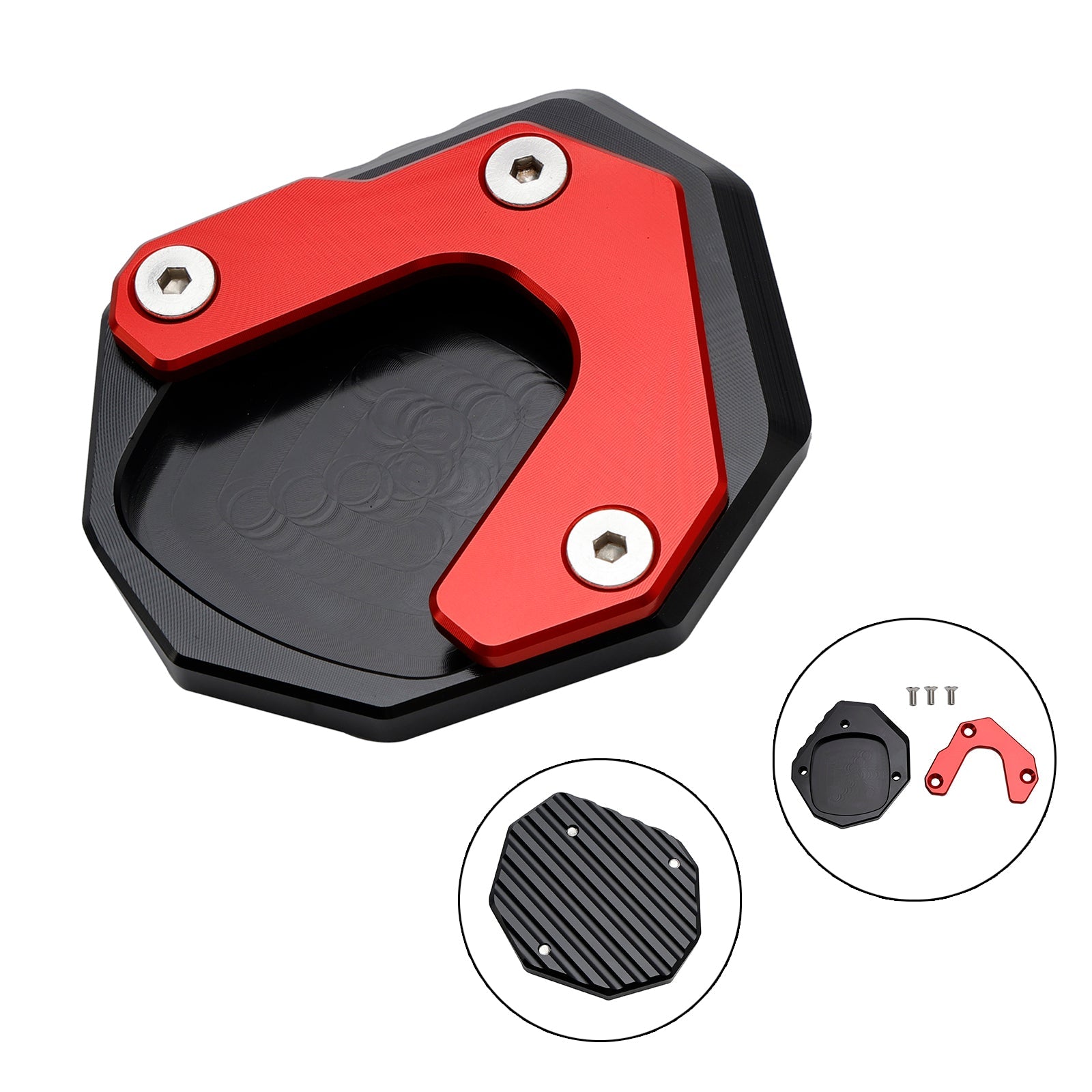 Plaque d'agrandissement de béquille 2023-2024 adaptée à Honda XL 750 Transalp CB750 Hornet