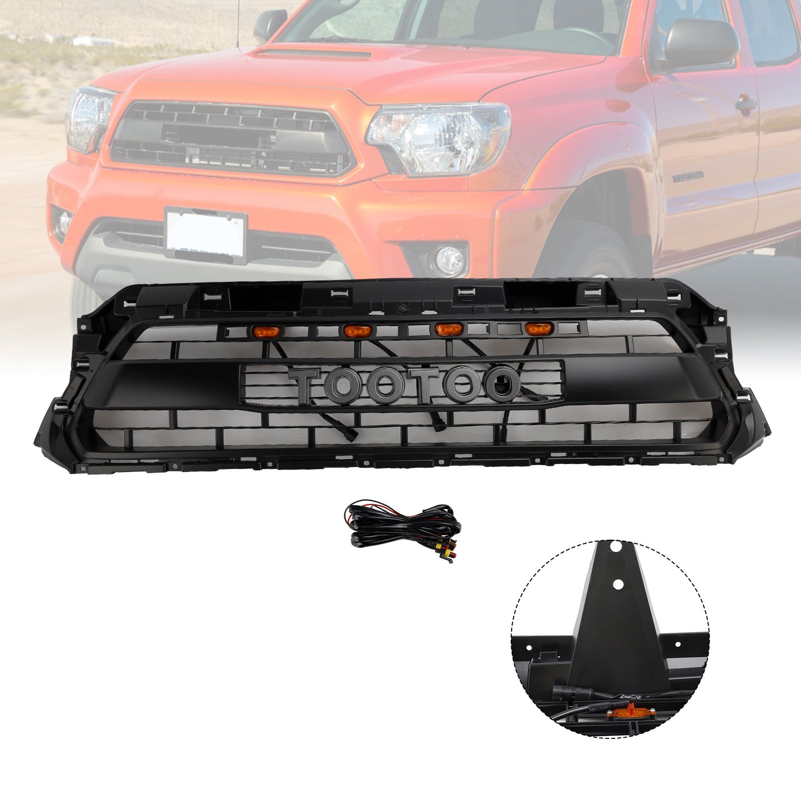 Calandre avant nid d'abeille Toyota Tacoma TRD PRO 2012-2015 PTR54-35150