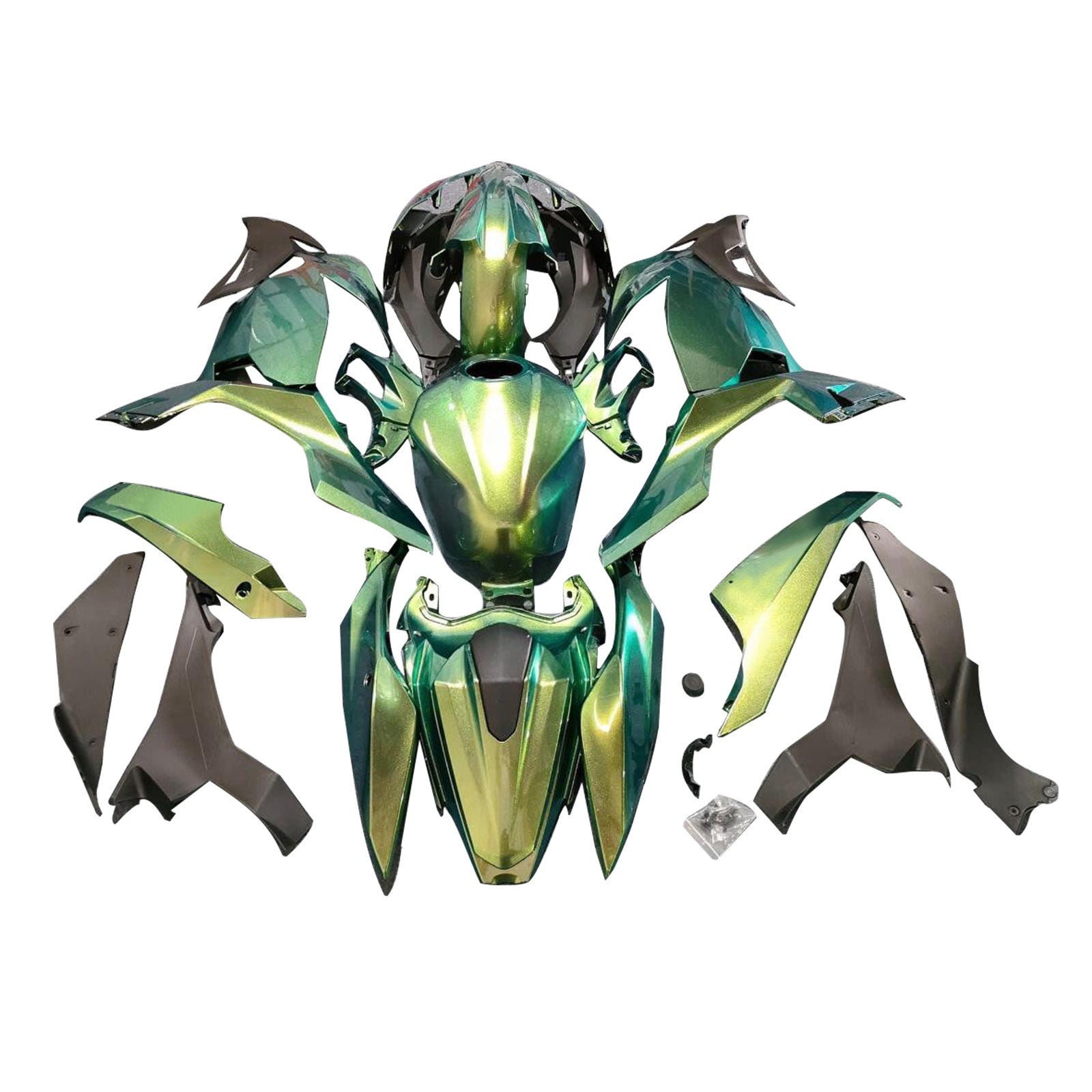 Kit di carenatura a iniezione, carrozzeria in plastica ABS per Kawasaki EX400 Ninja400 2018-2024
