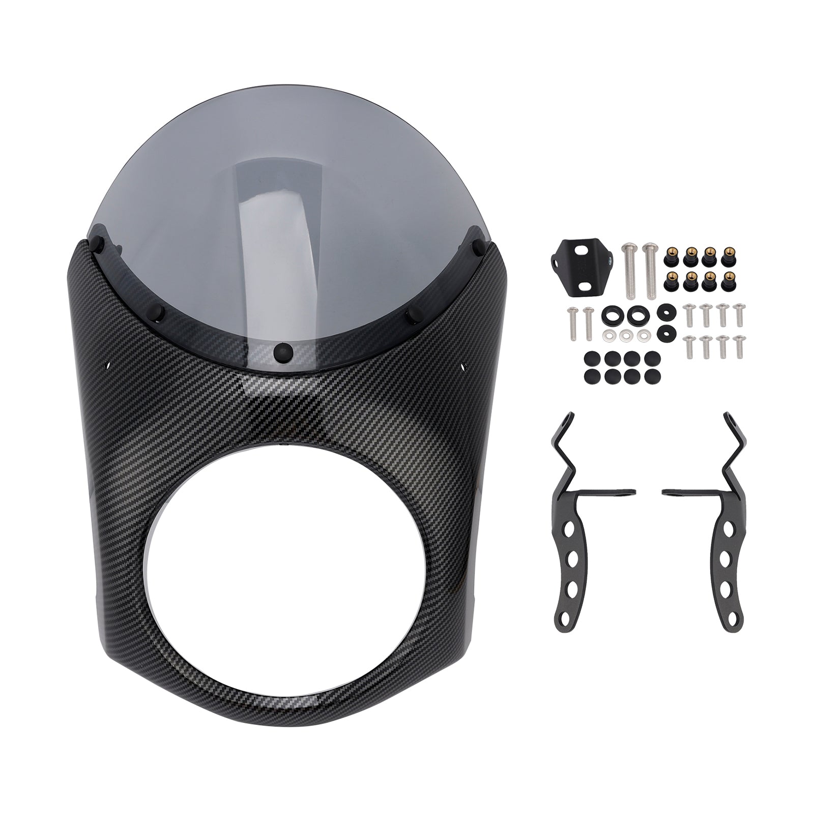 Fiera del parabrezza del faro per eliminatori Kawasaki 500 2024-2025